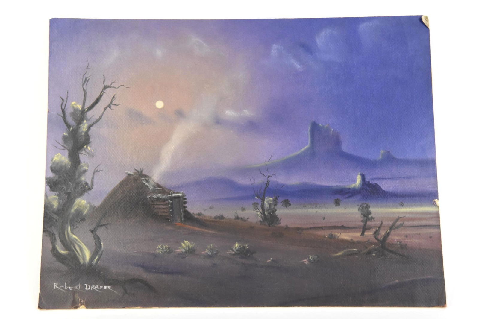 Robert Draper Hut Mountainside Painting (1 of 3)