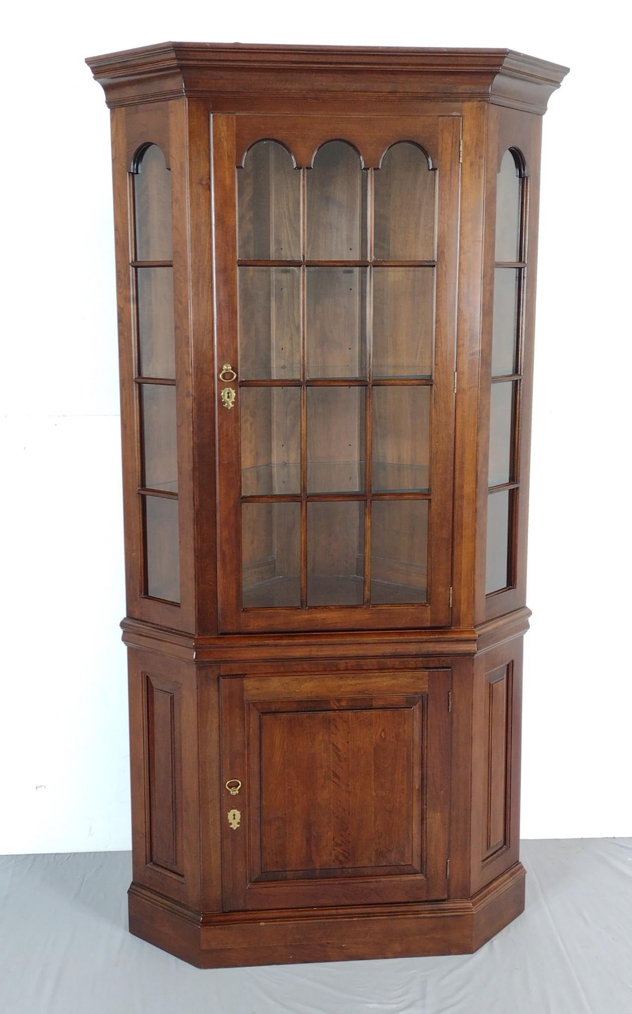 Lighted Corner Cabinet (1 of 4)