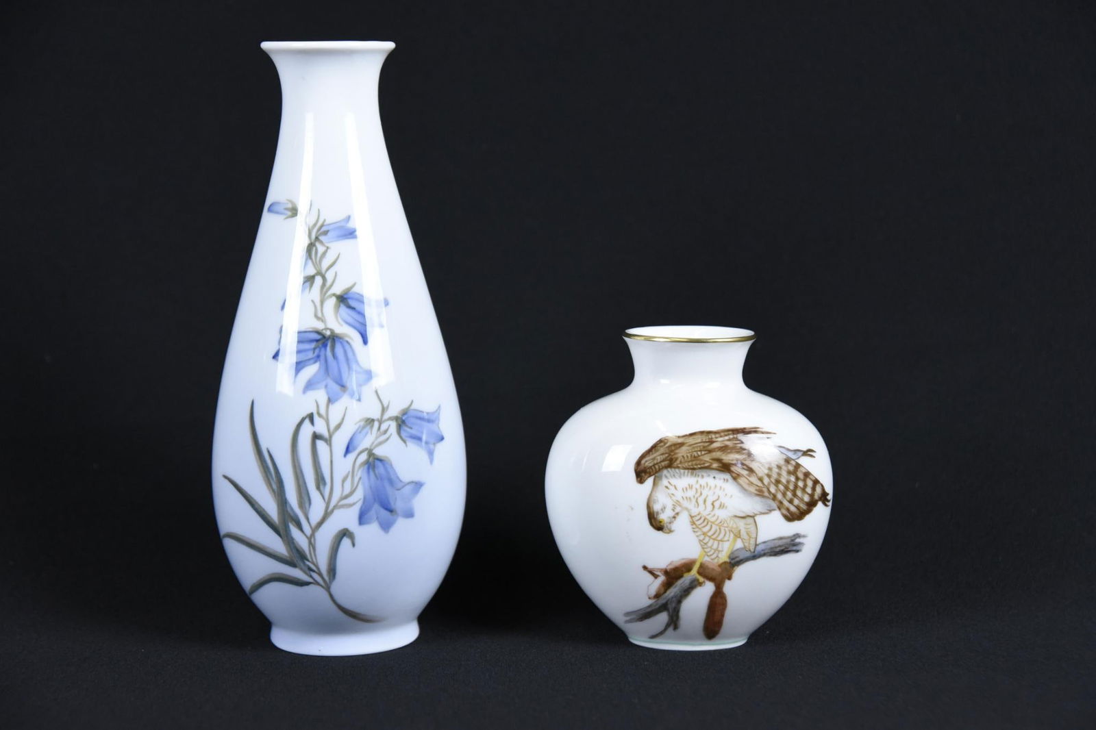 2 Cabinet Vases Incl Royal Copenhagen (1 of 5)