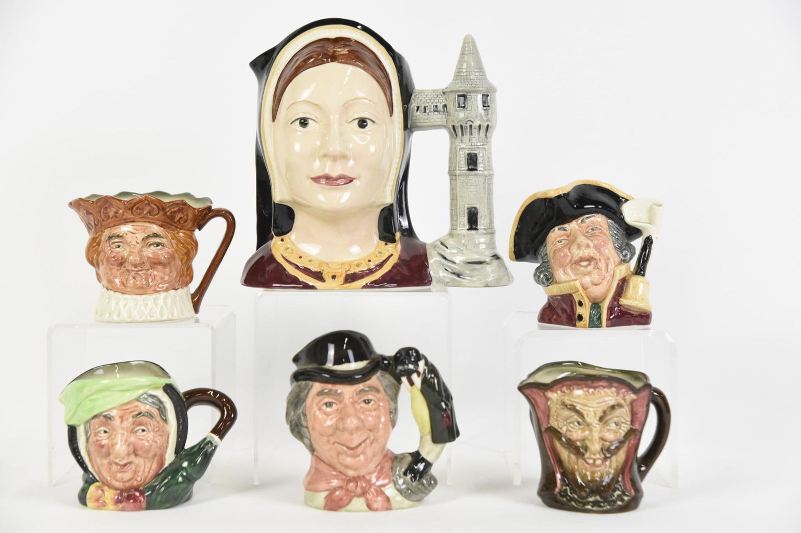 6 Royal Doulton Mugs Incl Town Crier (1 of 9)