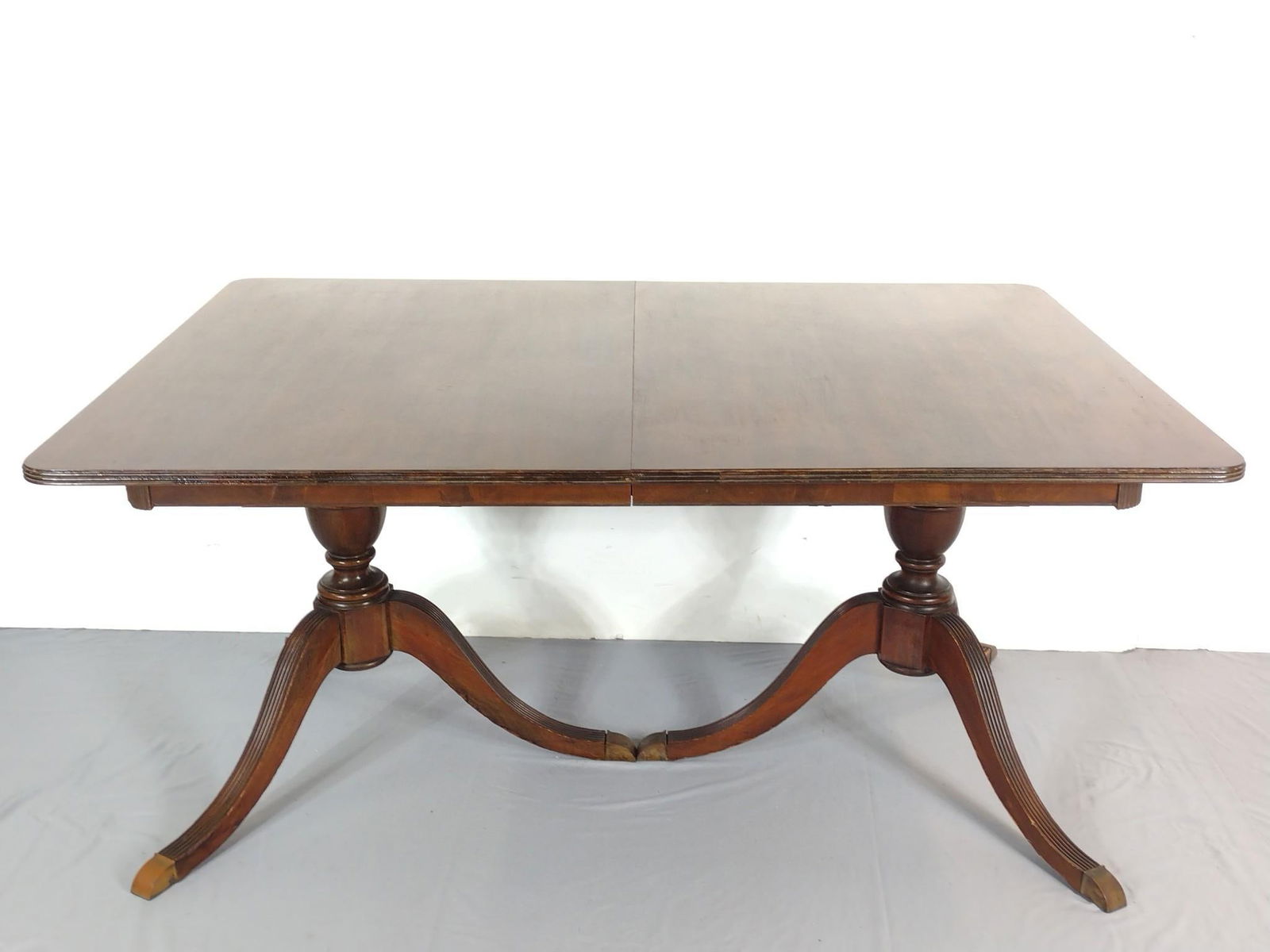 Antique Double Pedestal Dining Table (1 of 6)