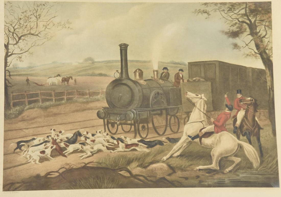 H. Alken "a Close Finish" Print Auction