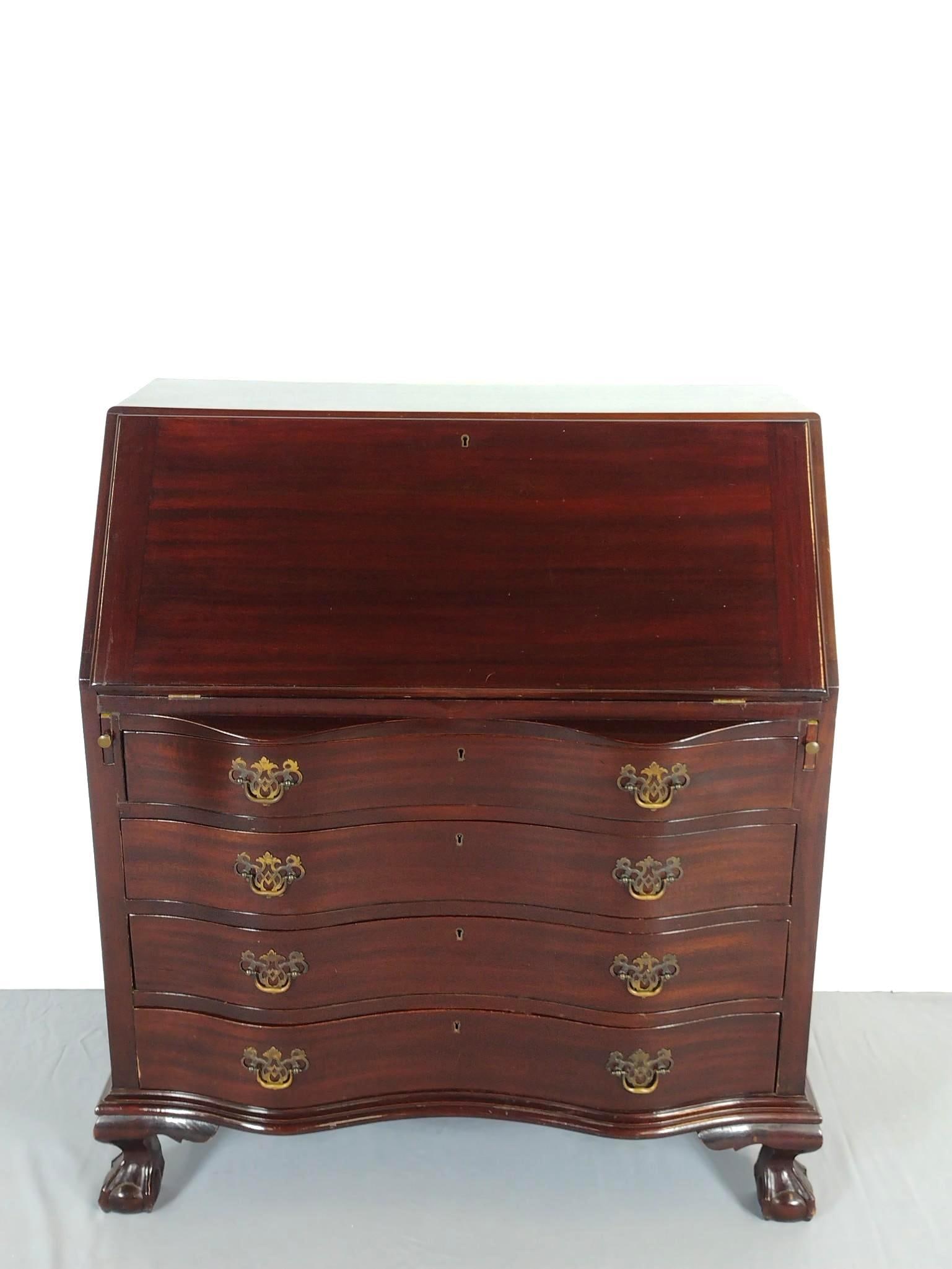 Antique Slant Front Desk (1 of 5)