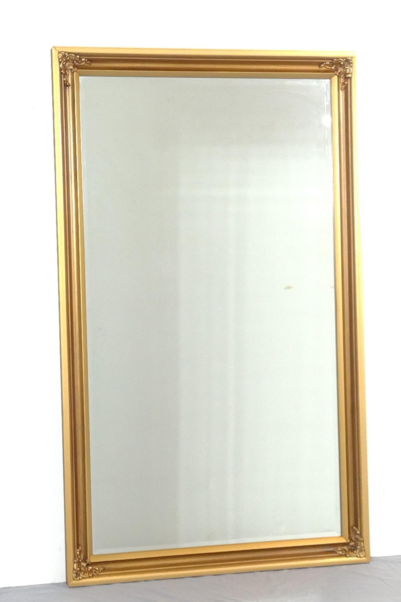 Wall Mirror: 59-1/2" high x 35-1/2" wide. MG.