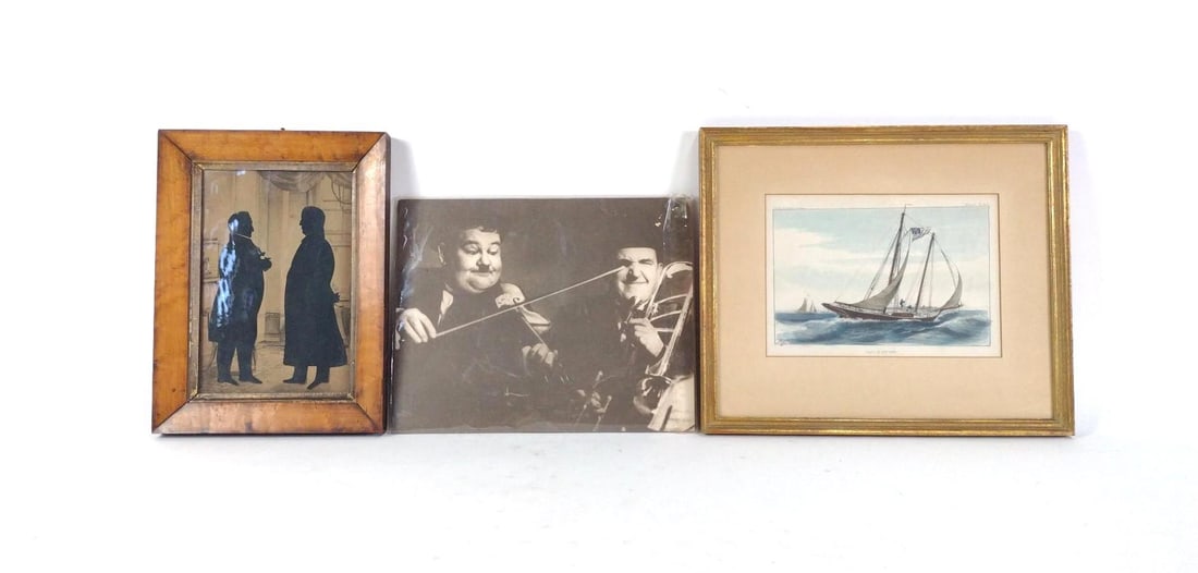 3 Vintage Prints incl Laurel and Hardy (1 of 11)