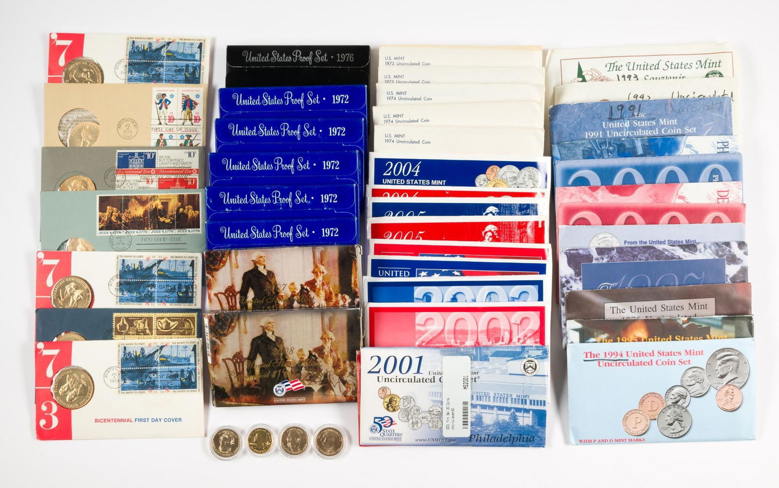 35 Mint and Proof Sets and 7 Medalions (1 of 7)