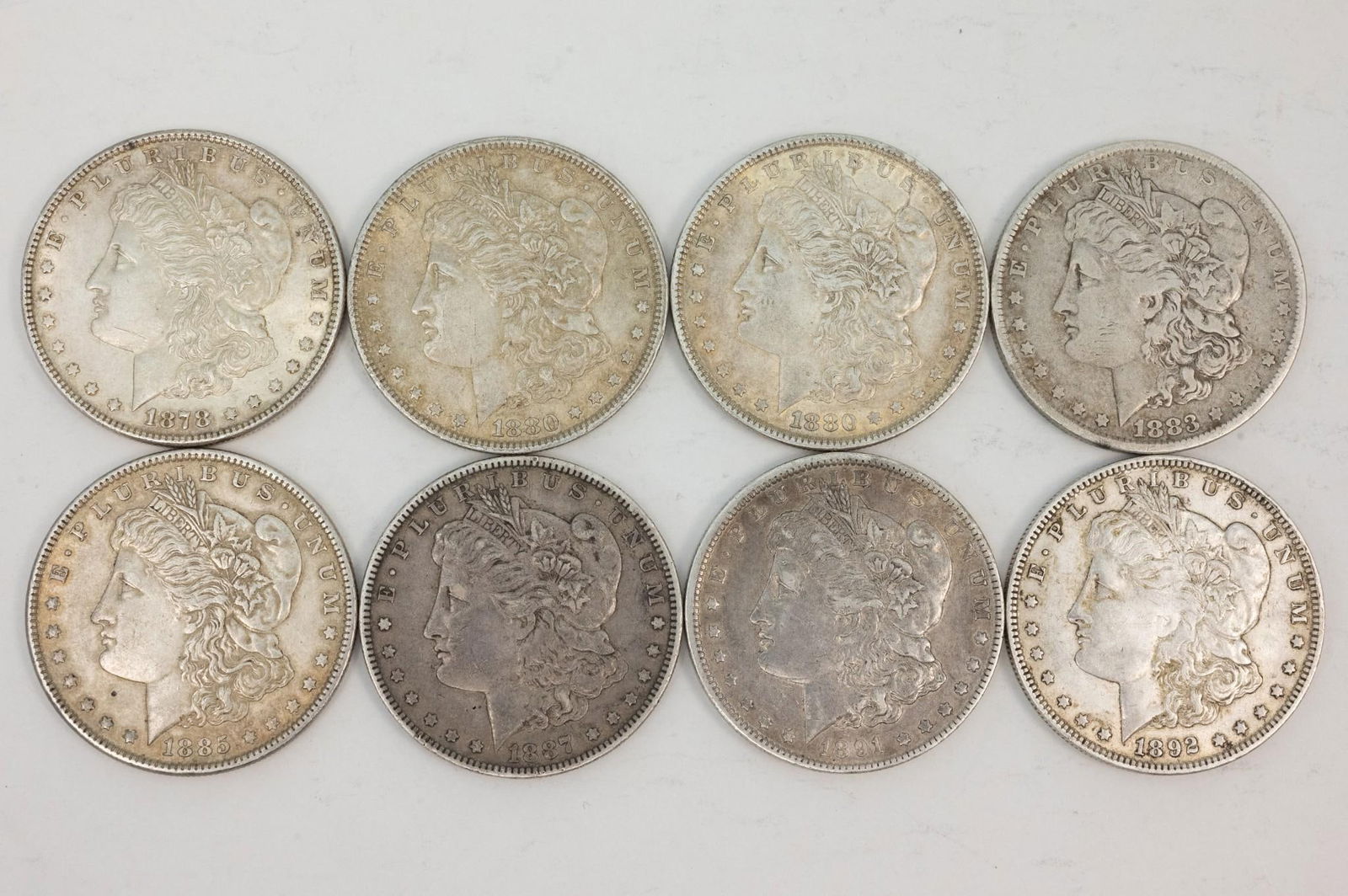 (8) Morgan Silver Dollars (1 of 2)