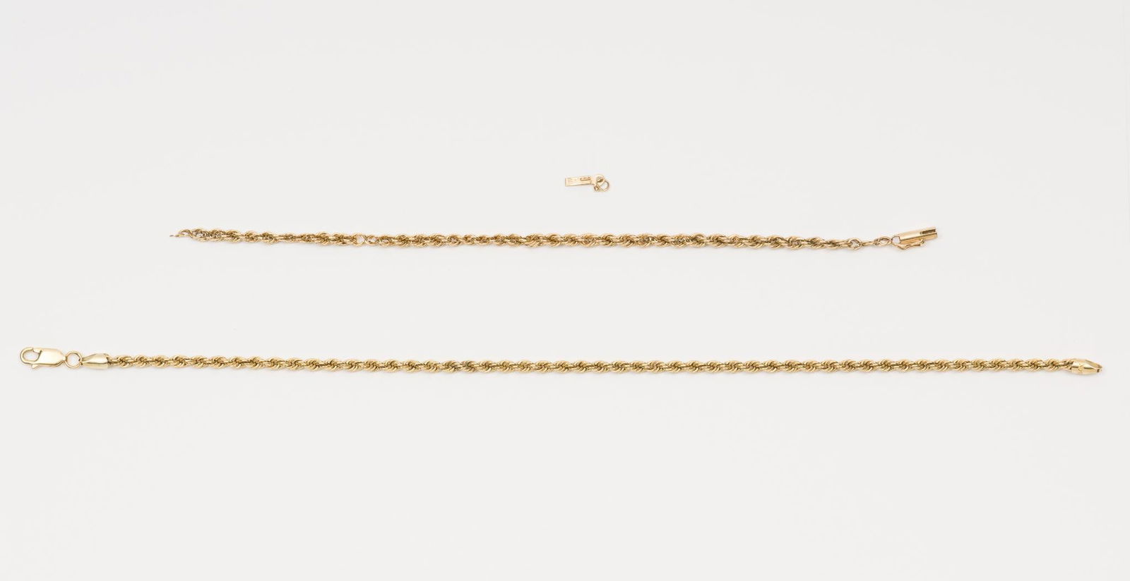 14K Gold Bracelet and Anklet (1 of 4)