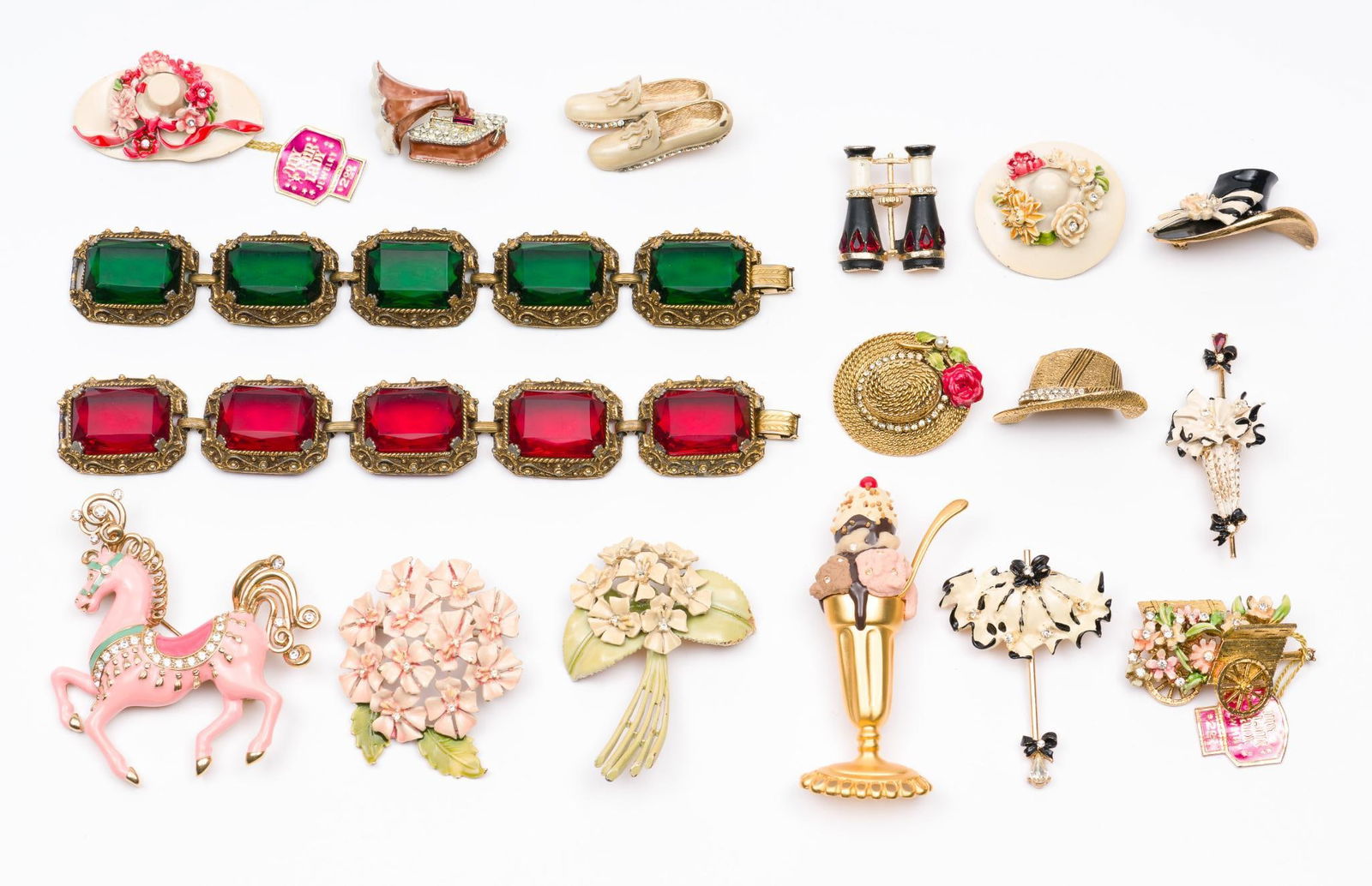 17 Pieces of Signed Costume Jewelry (1 of 6)