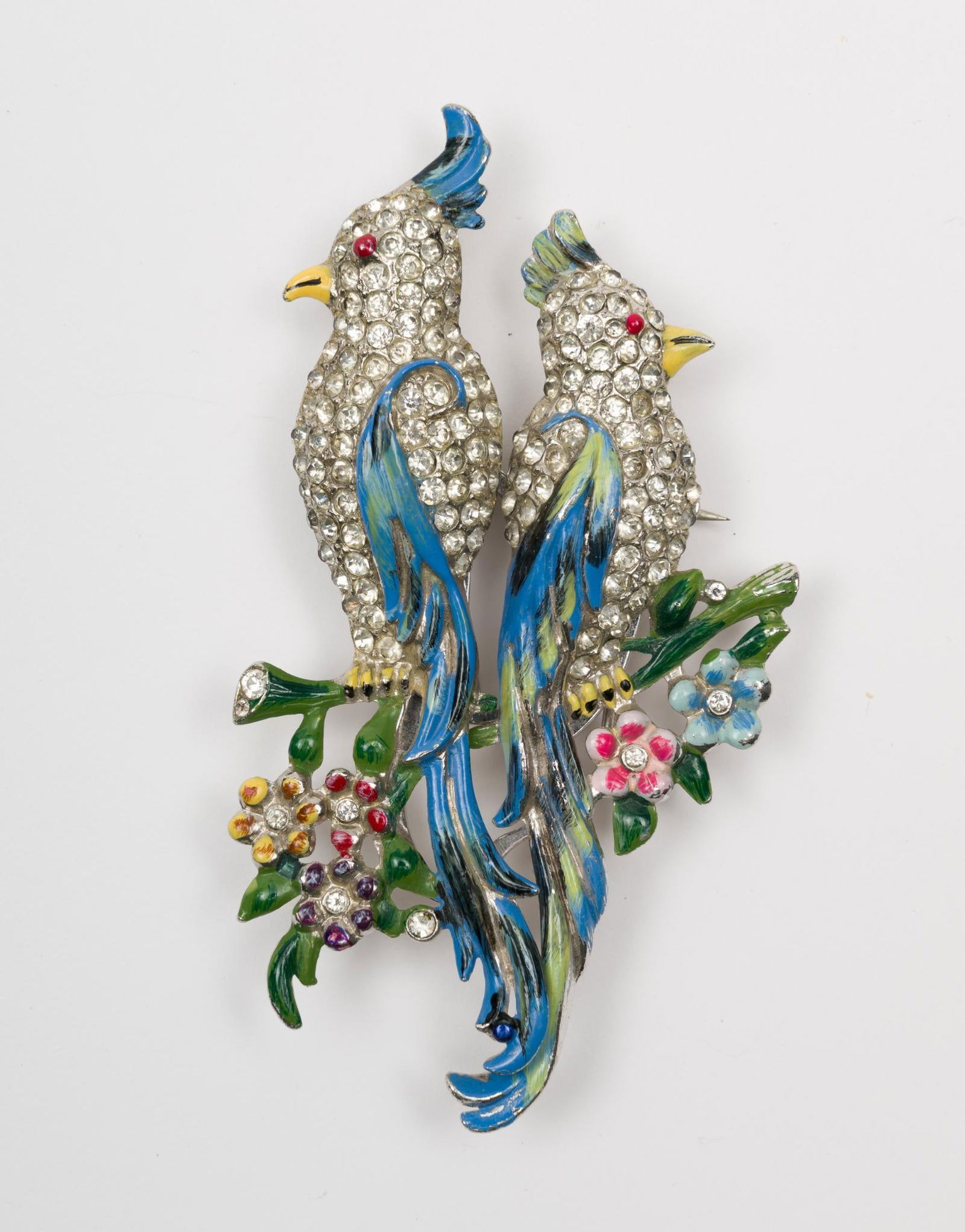 Coro Duette Birds Brooch Clip (1 of 2)