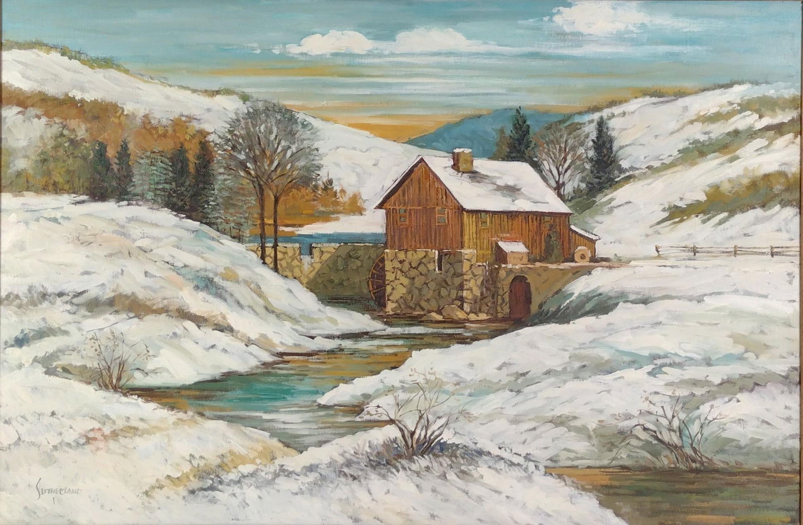 Sutherland Mill Painting (1 of 4)