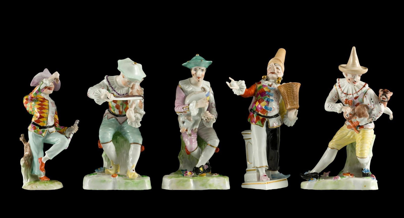 5 Original Dresden Porcelain Jesters (1 of 20)
