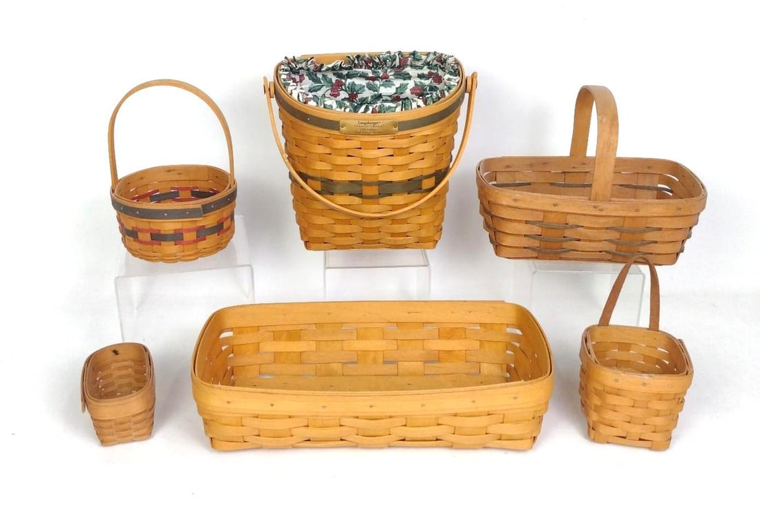 6 Longaberger Baskets (1 of 13)