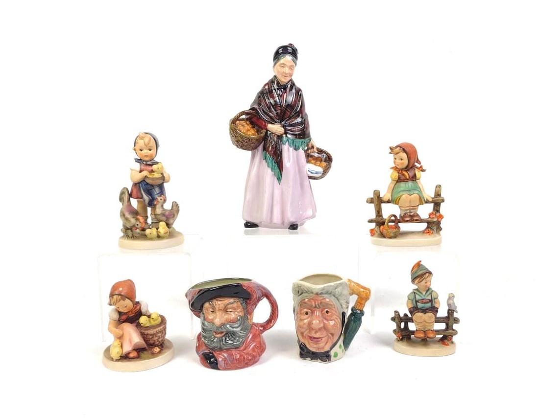 7 Figurines Incl Royal Doulton and Hummels (1 of 11)
