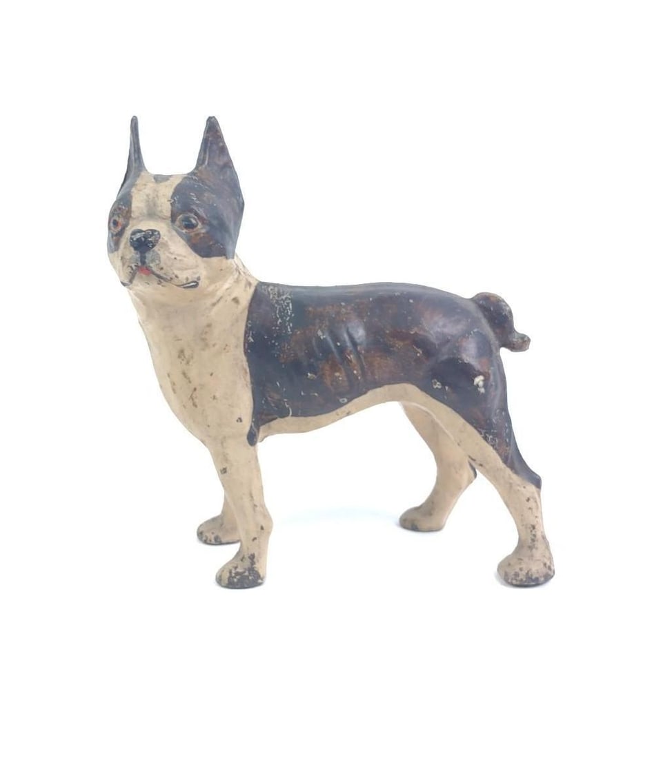 Cast Iron Boston Terrier Doorstop (1 of 3)