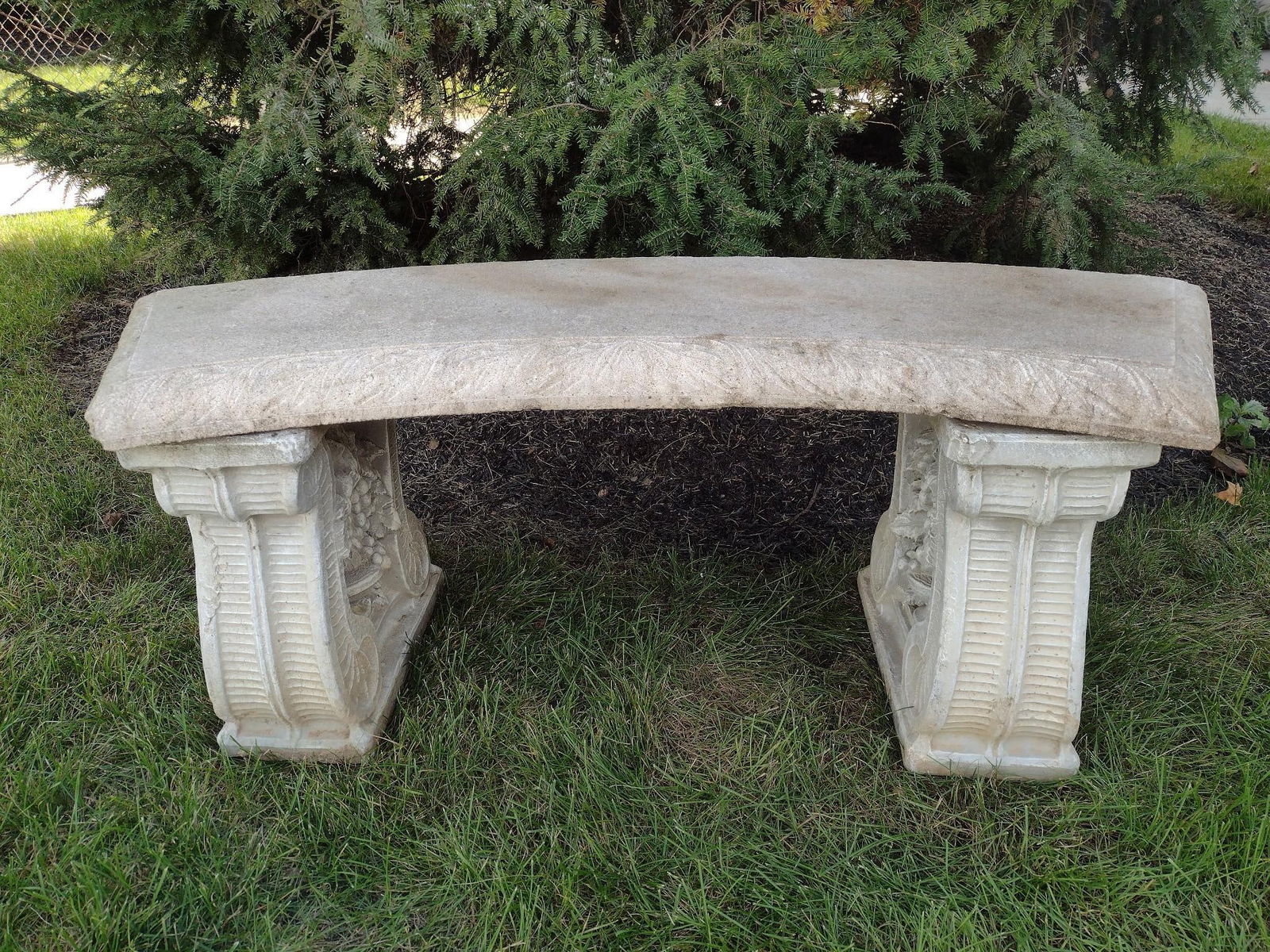 Concrete Garden Bench (1 of 3)