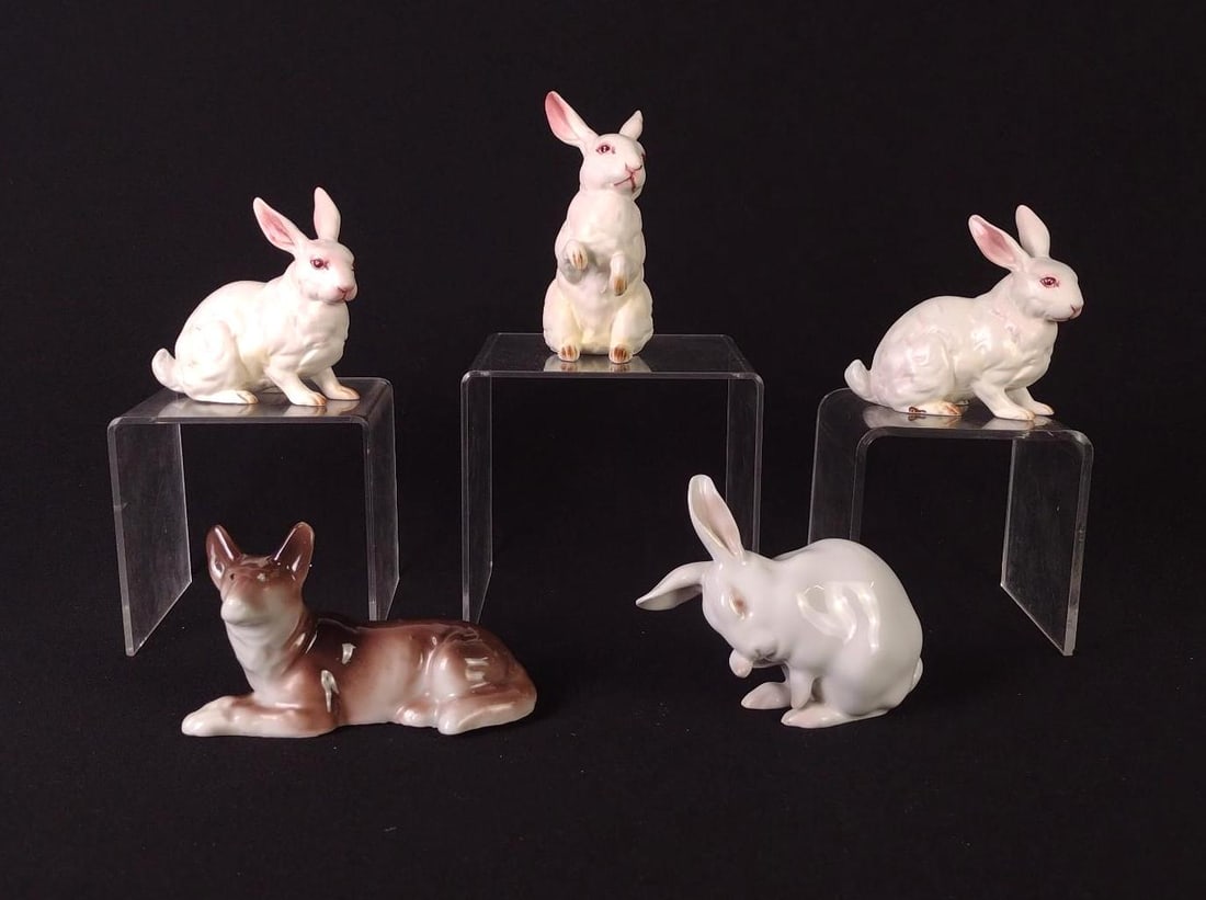 5 Animal Figurines incl B+G Rabbit (1 of 7)