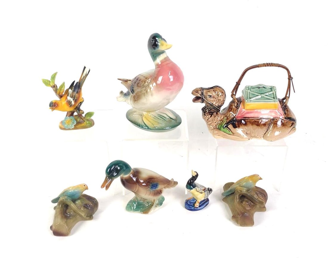 7 Animal Ceramics incl Birds and Camel (1 of 14)