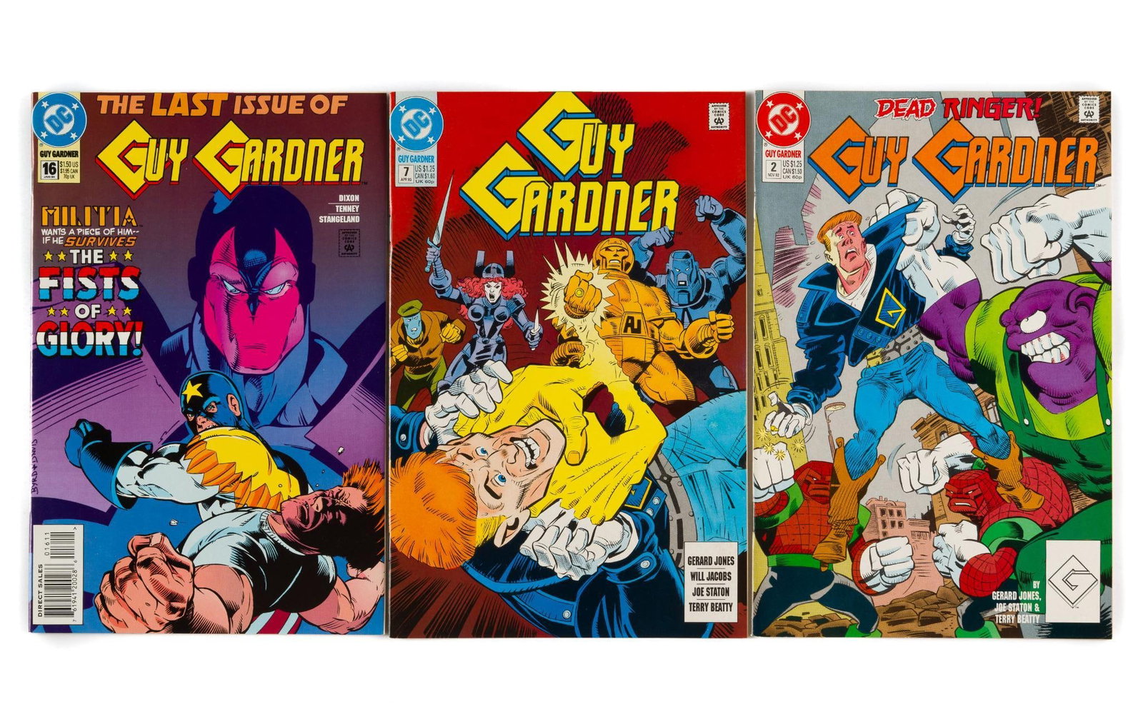 22 Guy Gardner Comics: 22 Guy Gardner Comics. Includes issue #1 and up. 1990s. Average Condition: VF. Incomplete run. NK