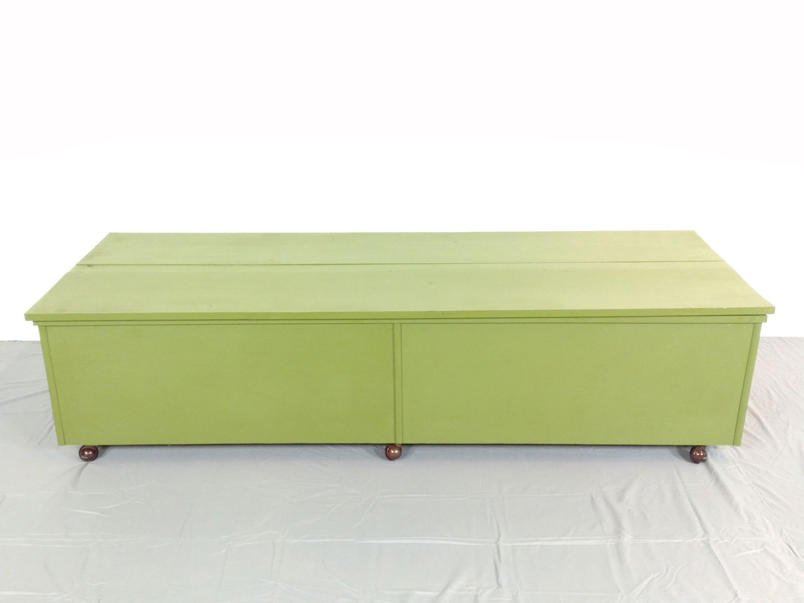 Green Painted Blanket Chest (1 of 4)