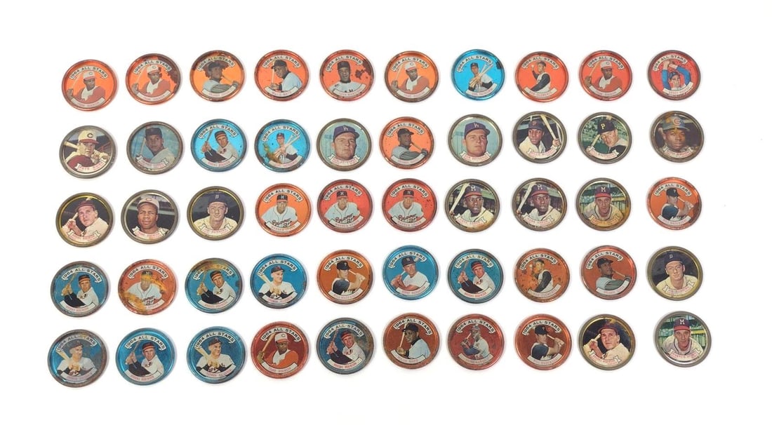 50 Topps Coins incl 1964 All Stars (1 of 4)