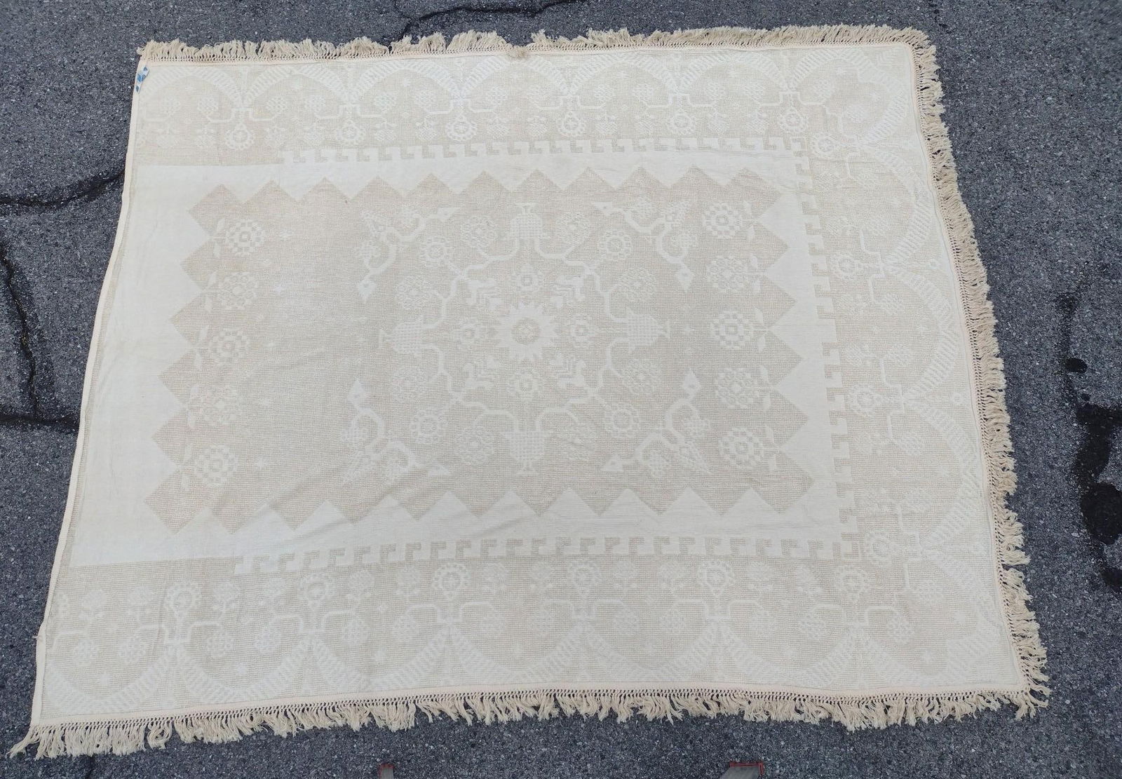 Vintage Bates Double Size Blanket (1 of 4)
