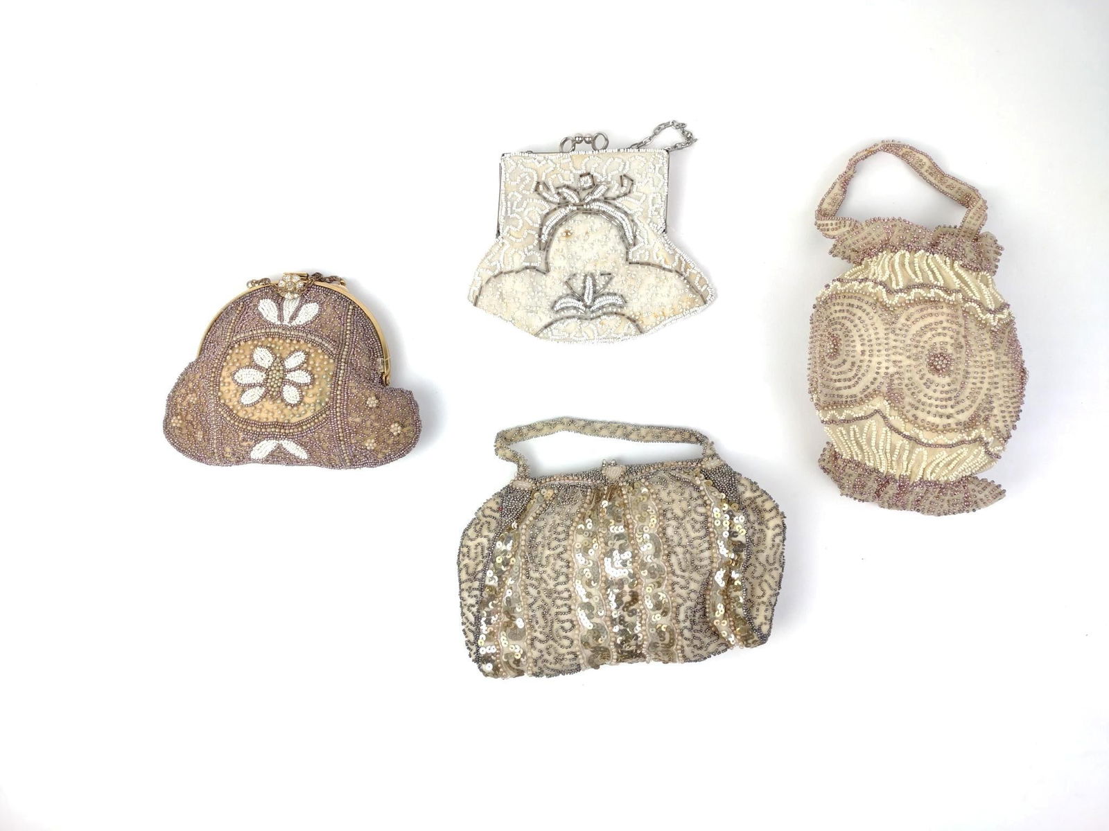 4 Antique Beaded Purses (1 of 5)