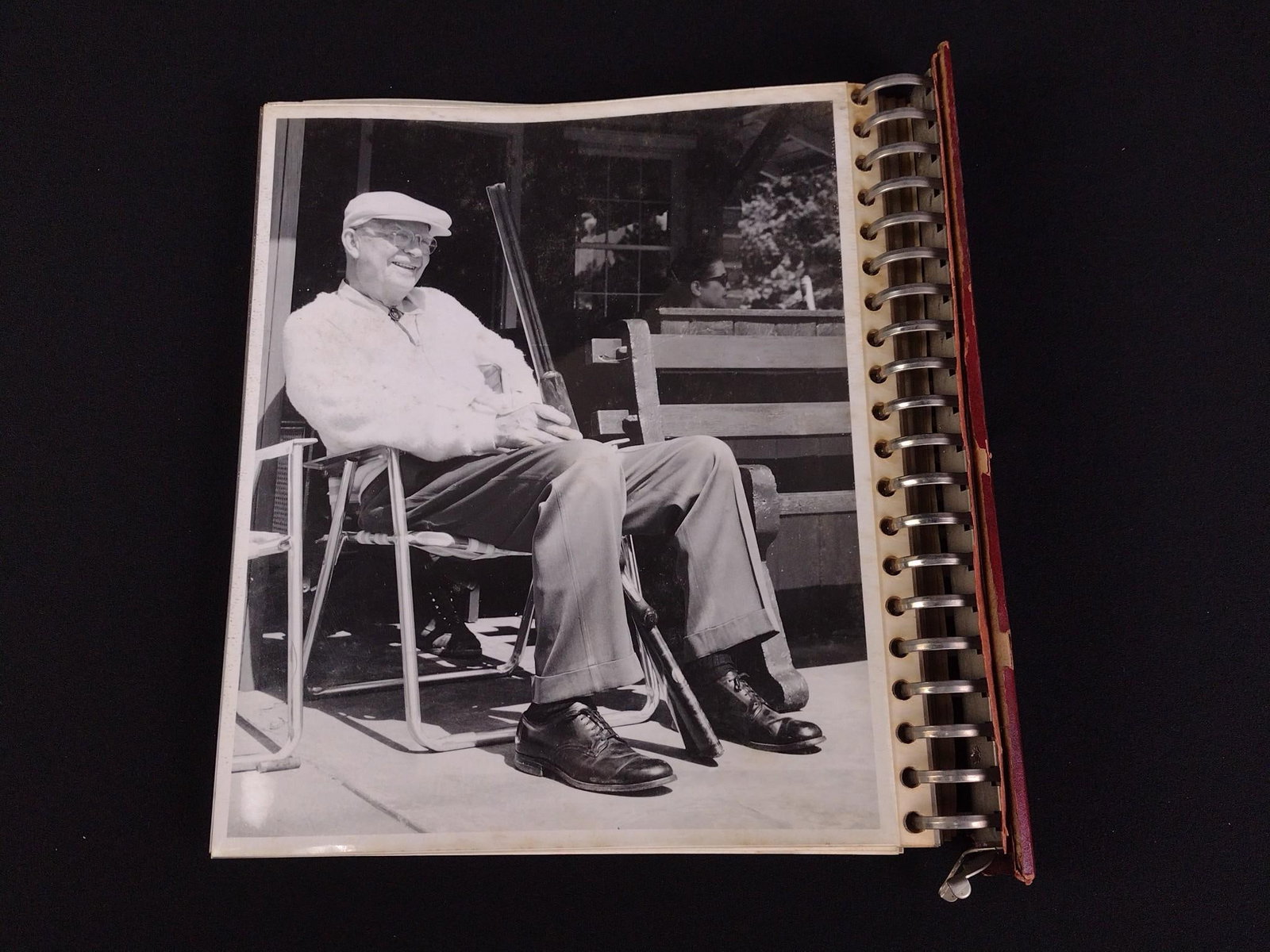 14 - 8 x 10 Photos of D. Eisenhower Target Shooting: Photos in album. All 8 x 10. LR
