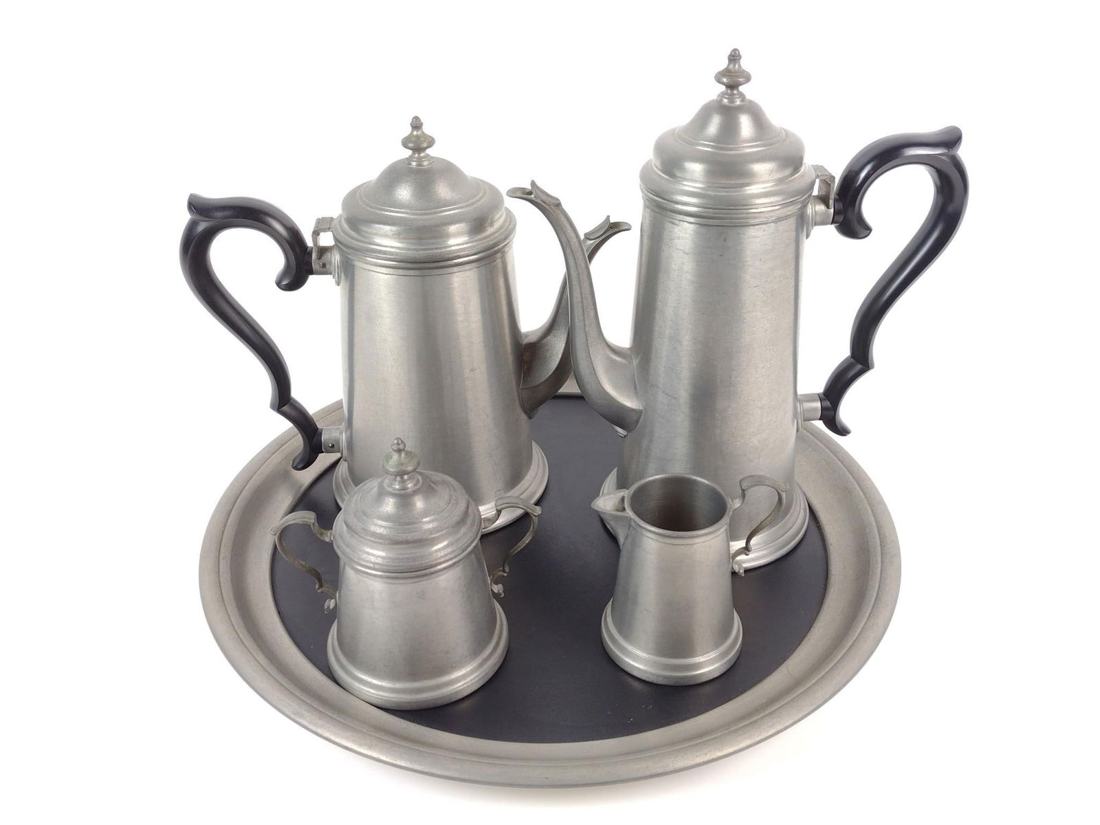 international Silver Co Pewter Tea Set (1 of 5)