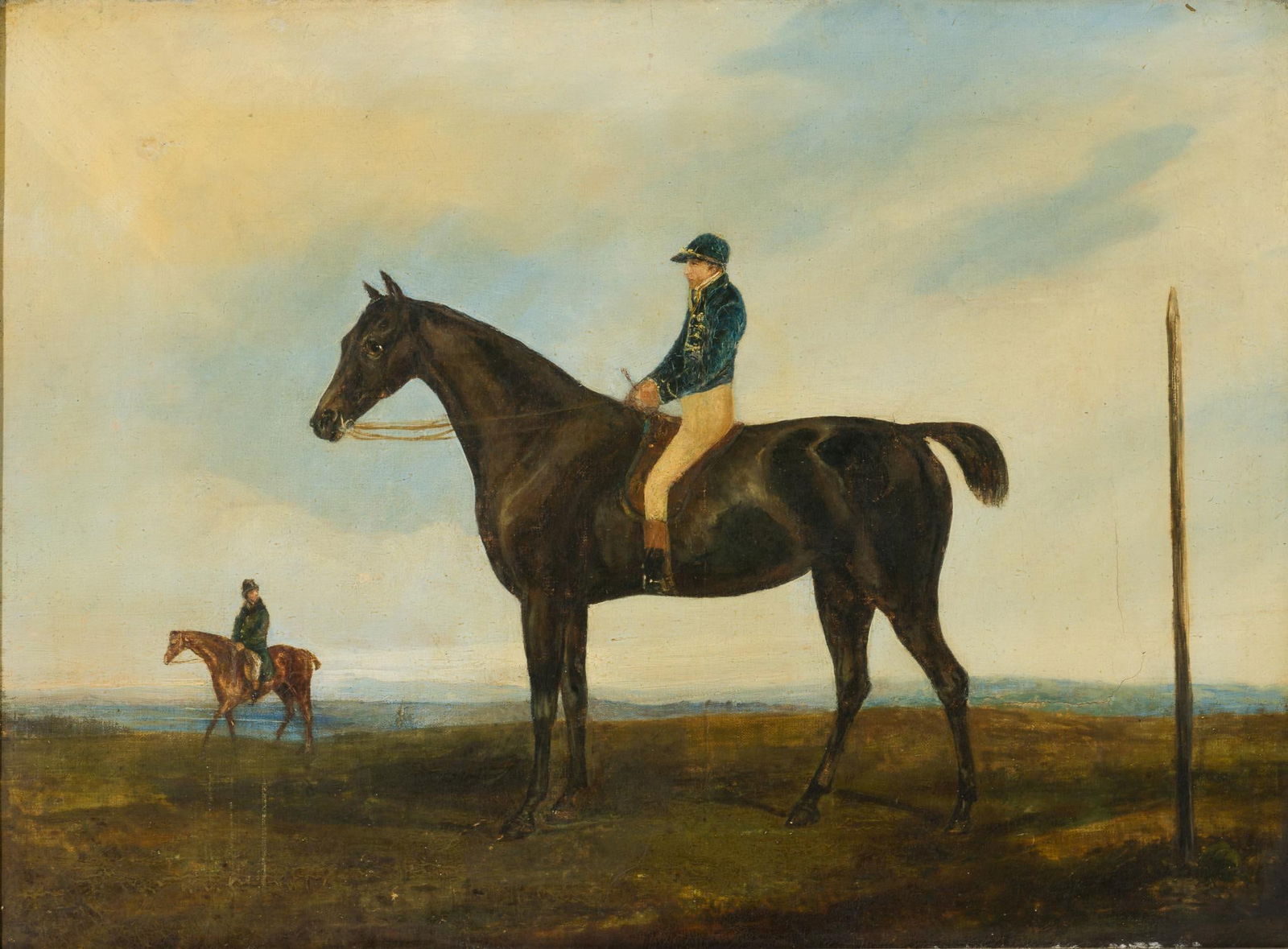 John (Junior) Ferneley II (UK 1815 - 1862) Oil on Canvas Horse and Rider (1 of 5)