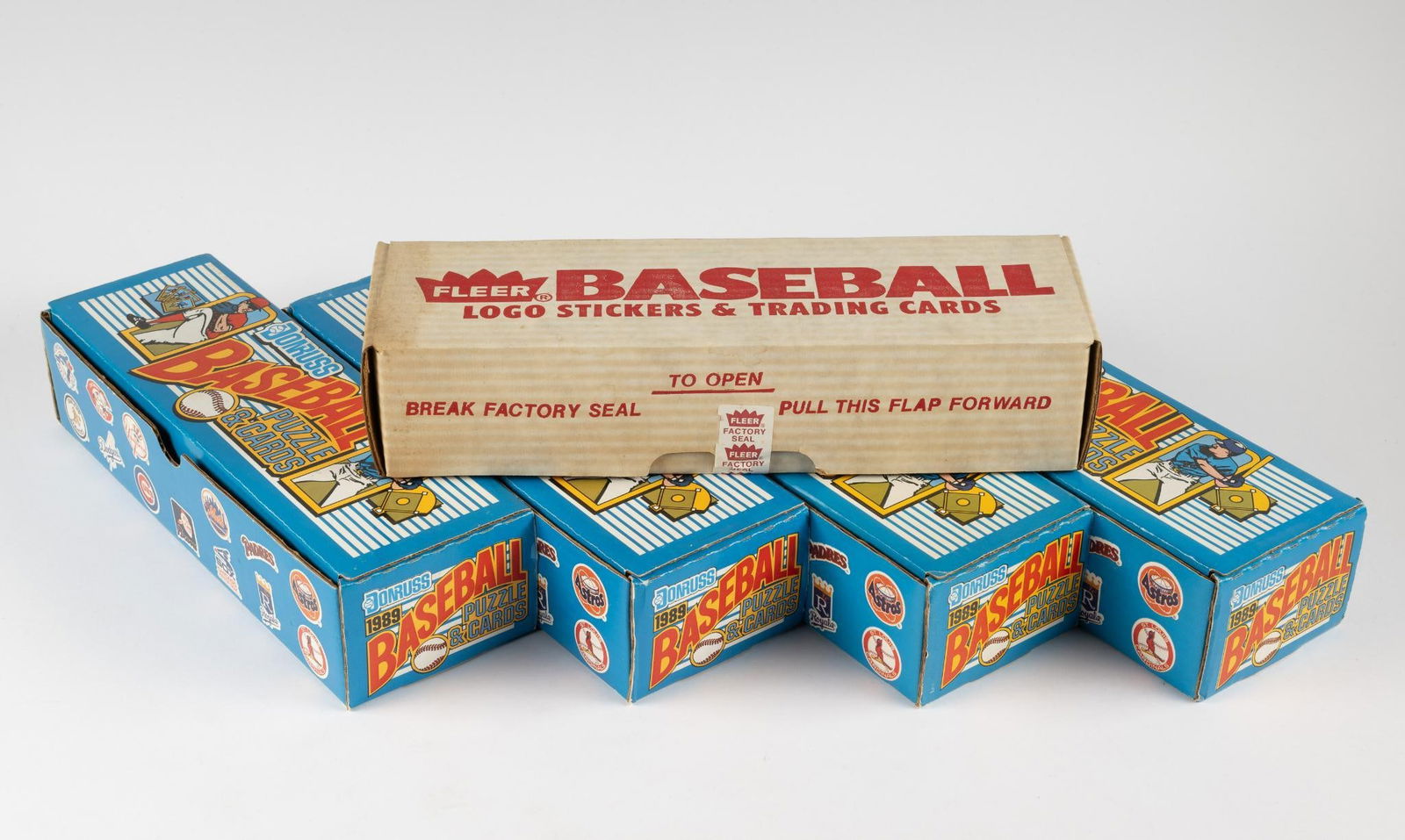 5 Fleer Baseball Sets (1 of 6)