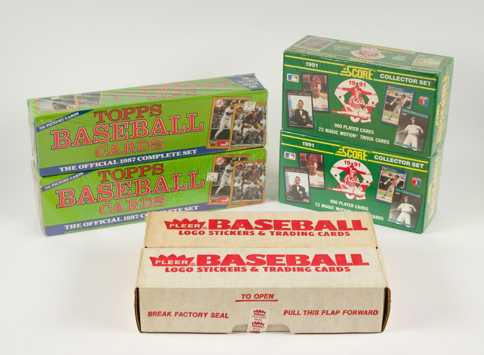 6 Baseball Card Sets (1 of 4)