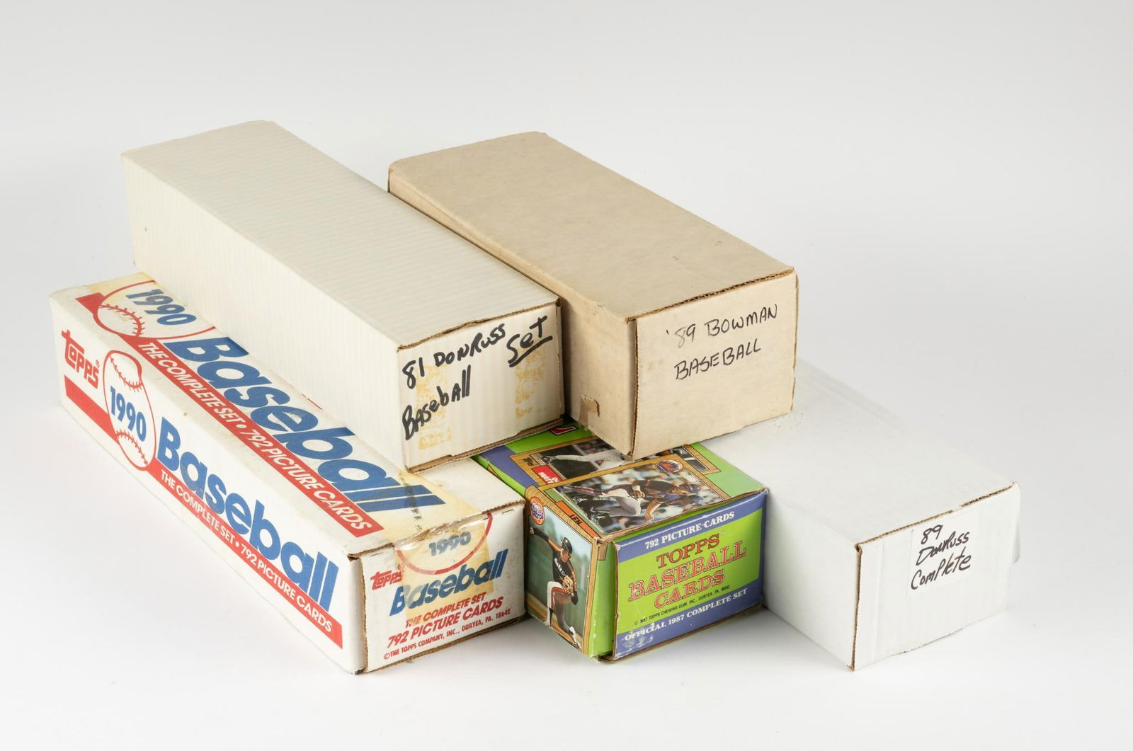 5 Baseball Cards Sets (1 of 6)