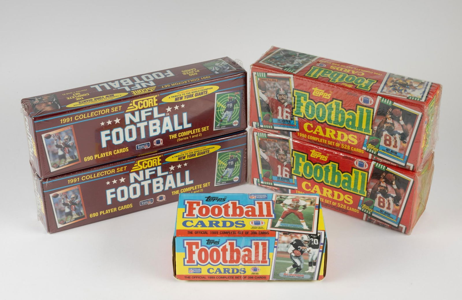 5 Football Card Sets (1 of 4)