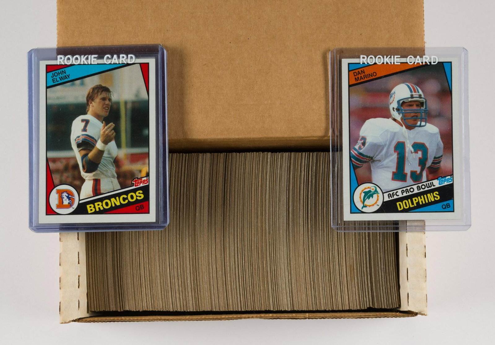 1984 Football Card Sets: With 4 (R.C.'s) Inc. Elway #63, Long #111, Marino #123, and Dickerson #2