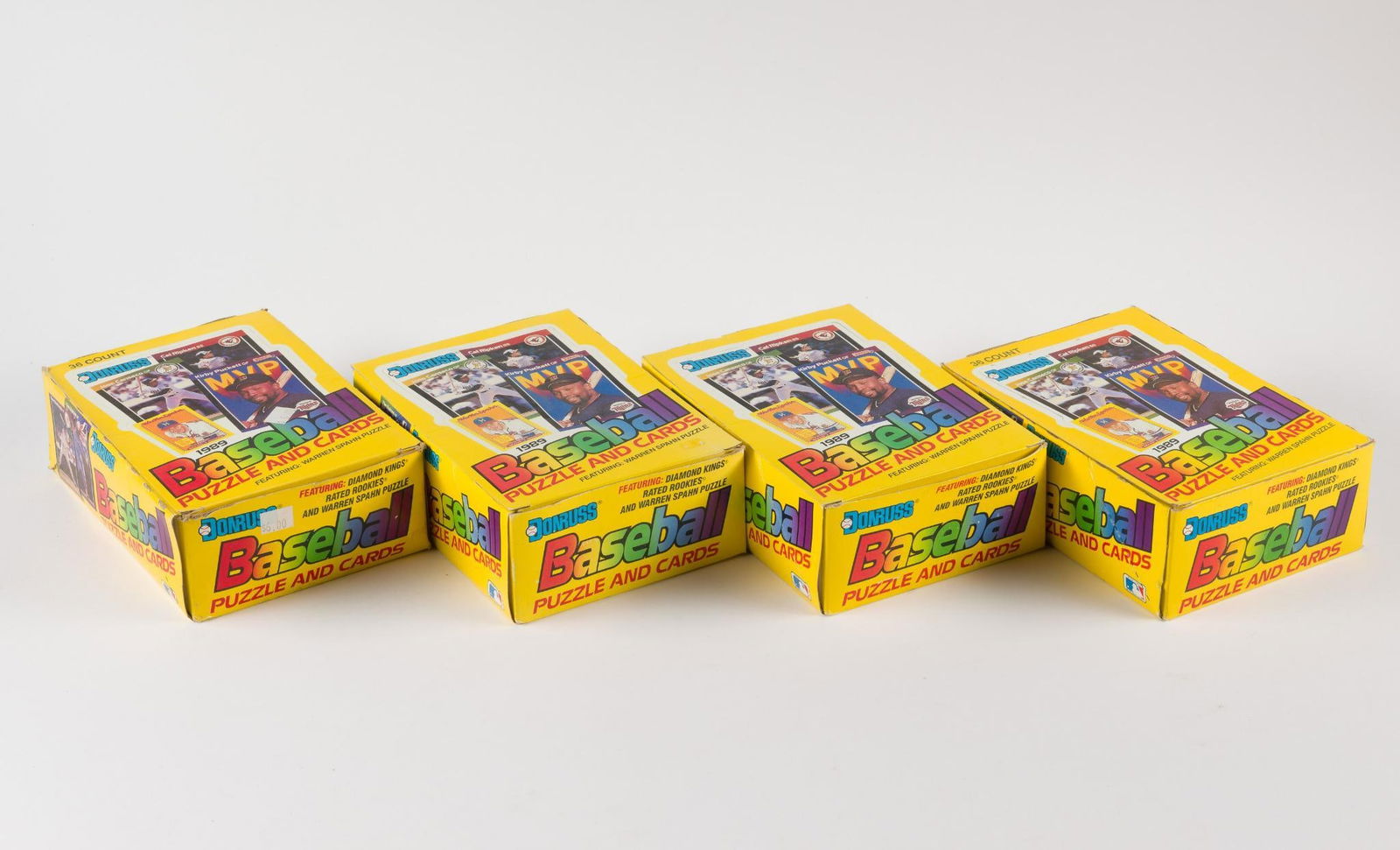 4 Baseball Unopened Wax Boxes (1 of 2)