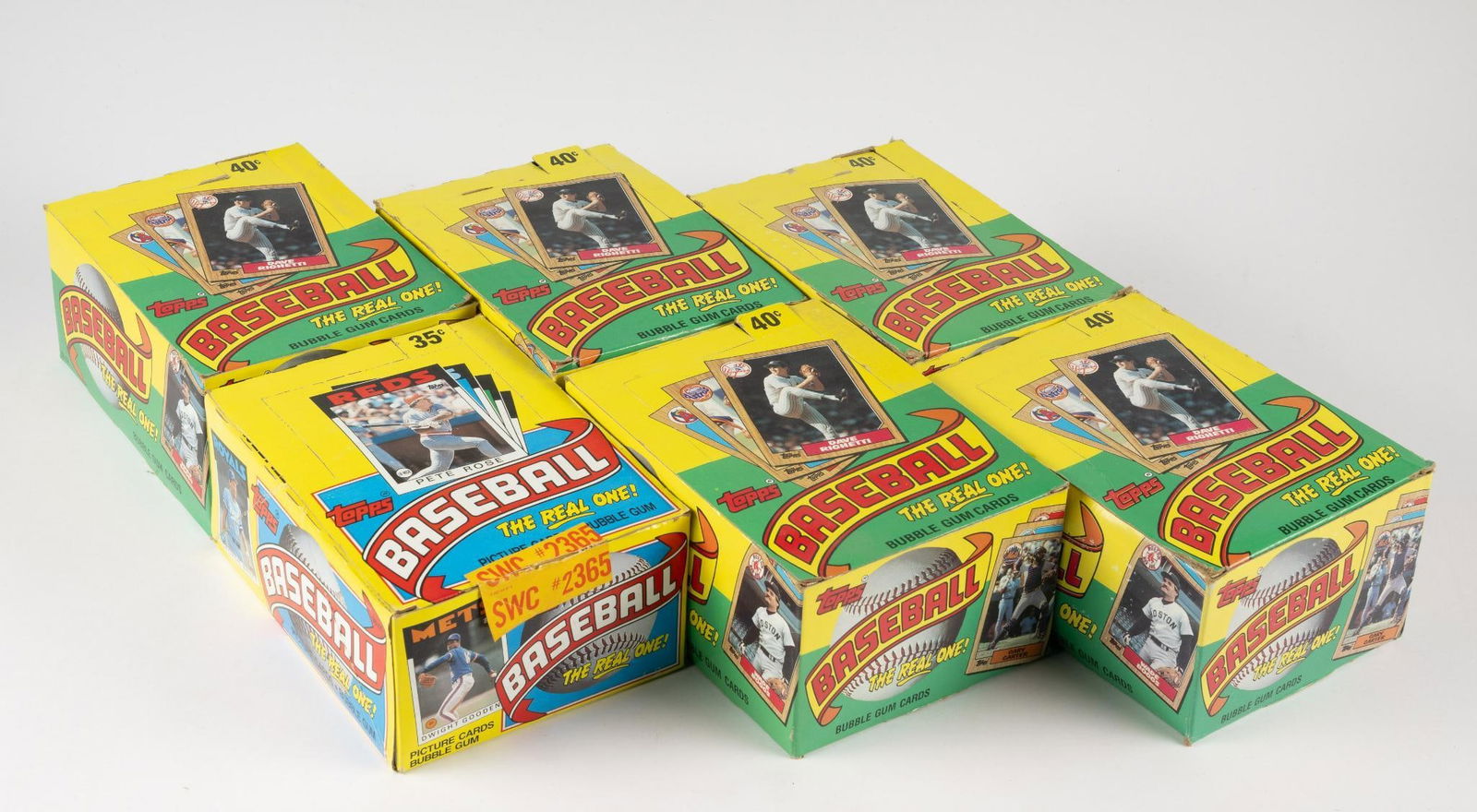 6 Baseball Unopened Wax Boxes (1 of 2)