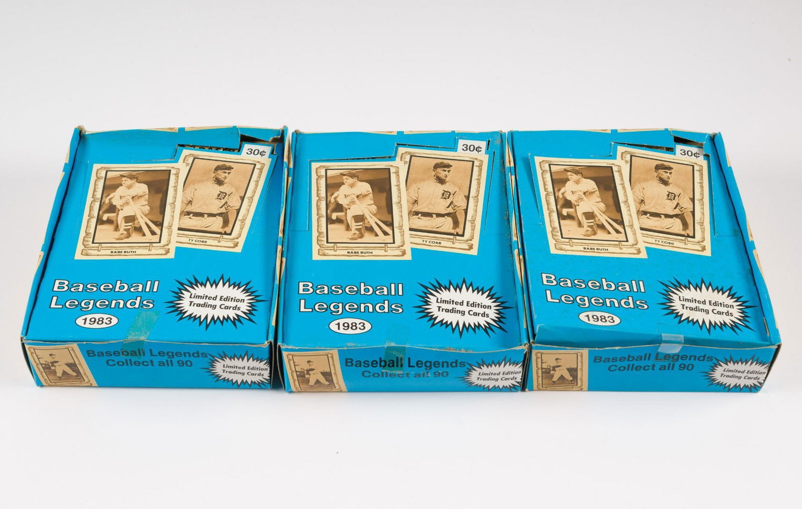 3 Baseball Unopened Wax Boxes (1 of 2)