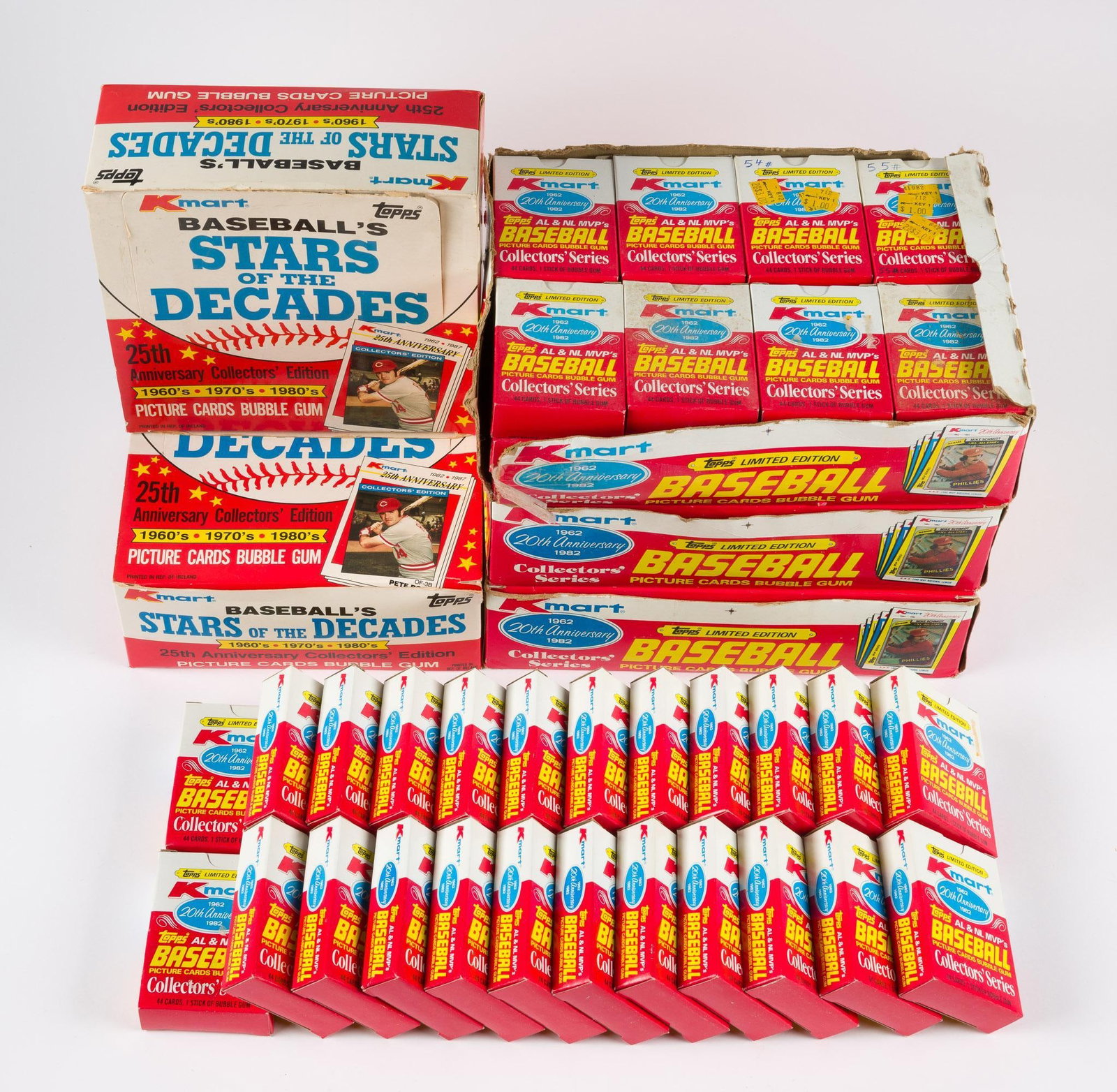 6 Boxes of K-mart Sets: Inc. 1982 (4) and 1987 (2)