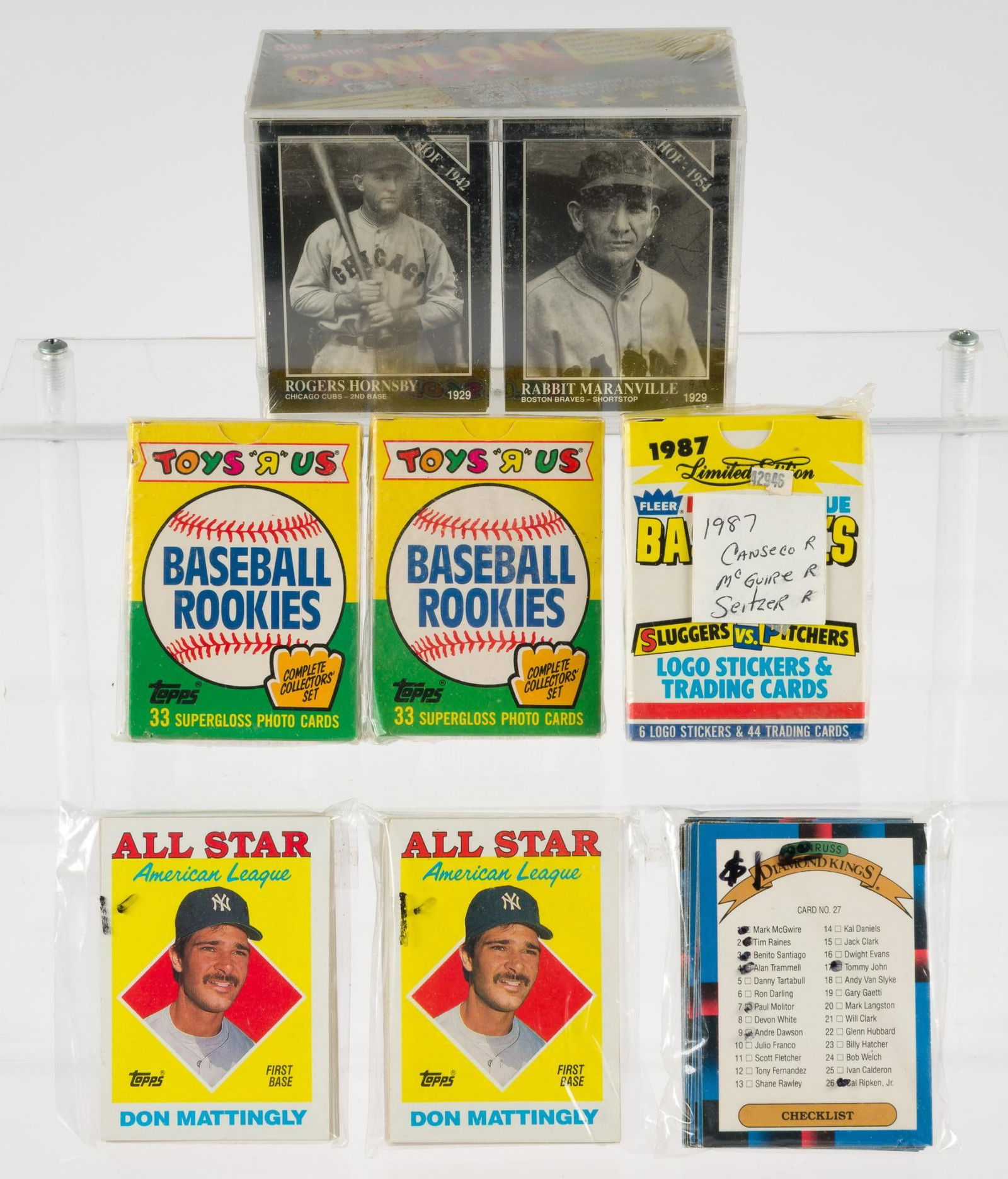 7 Small Baseball Sets (1 of 4)
