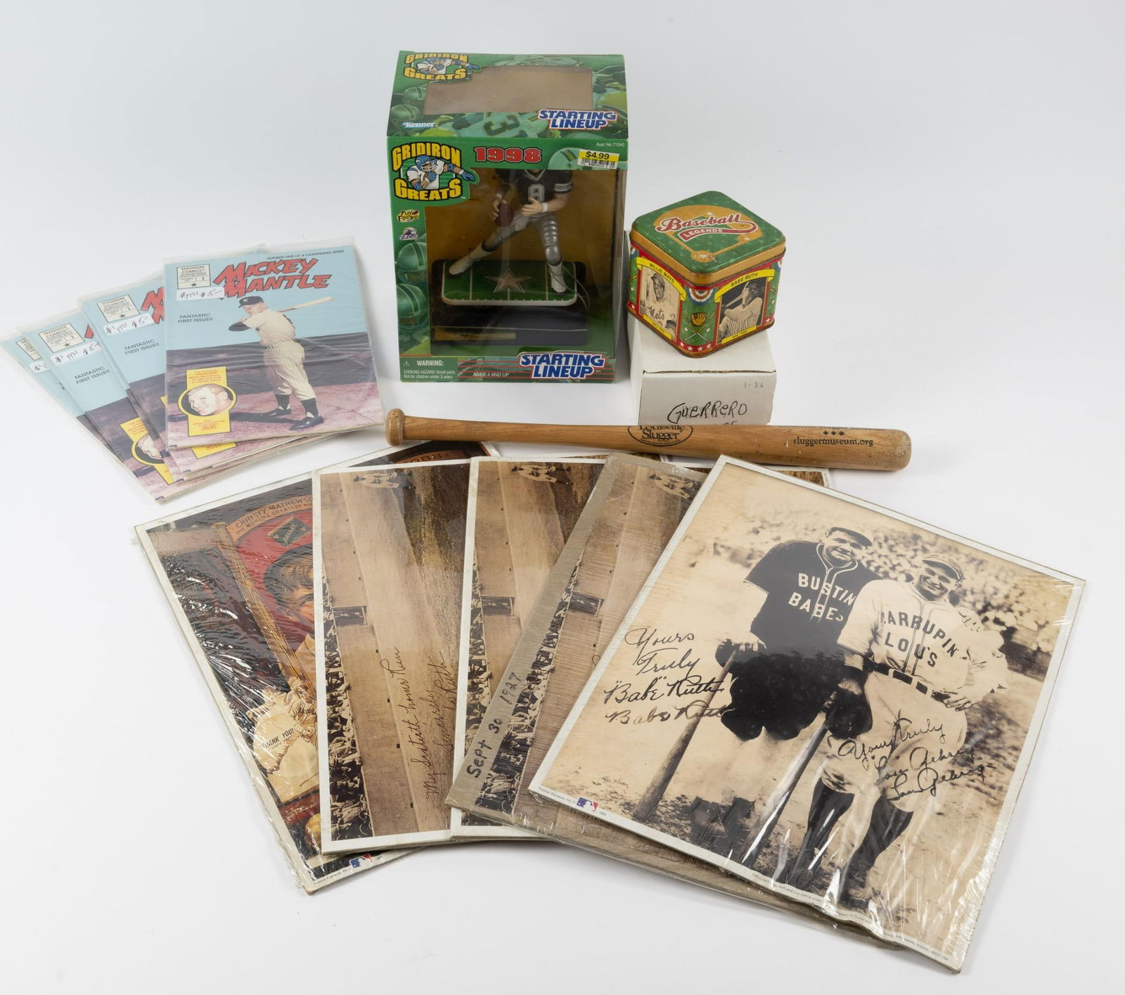 Misc. Items incl. 1991 Mantle Comic Book (1 of 7)