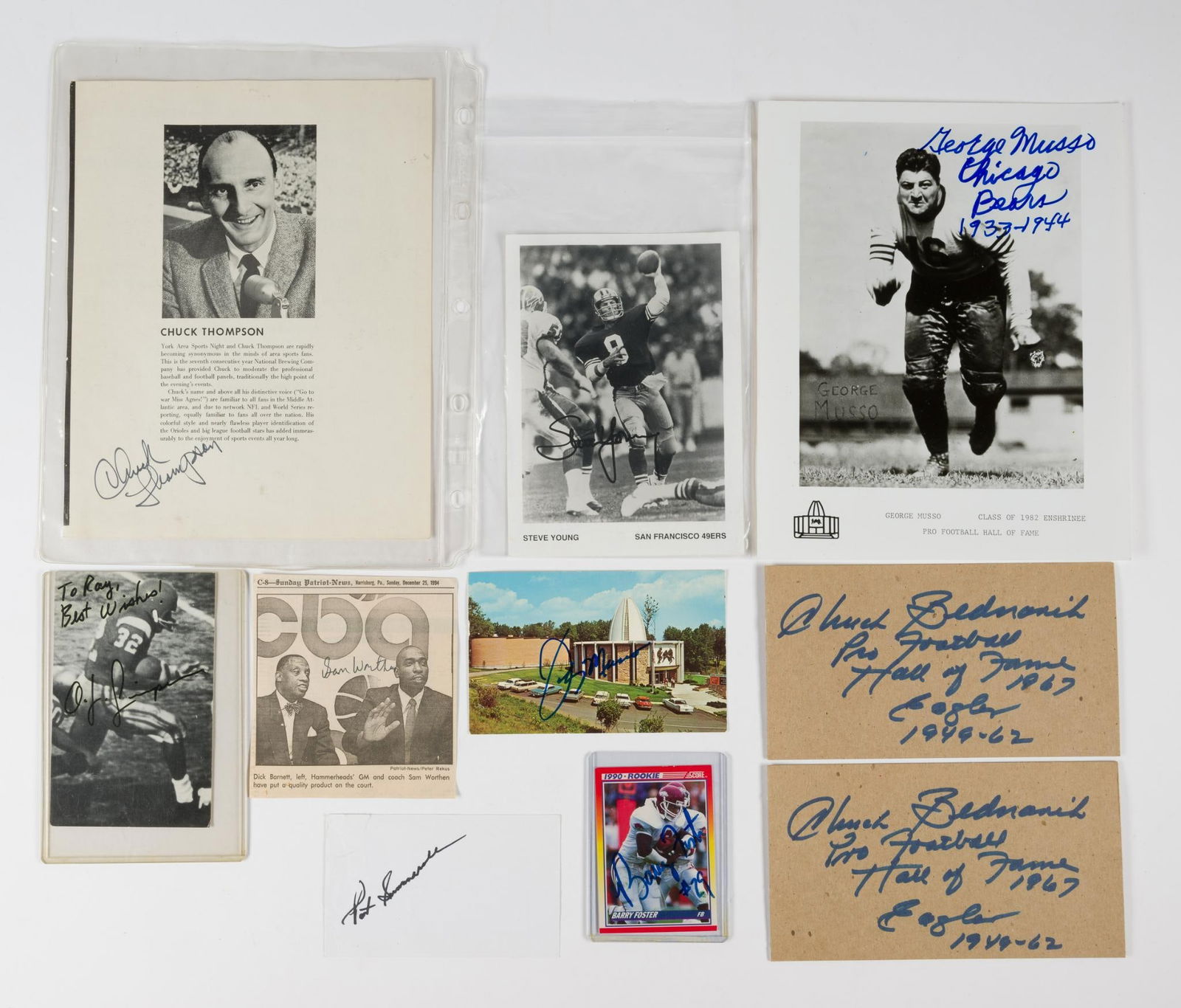 Football Autographed Items (1 of 7)