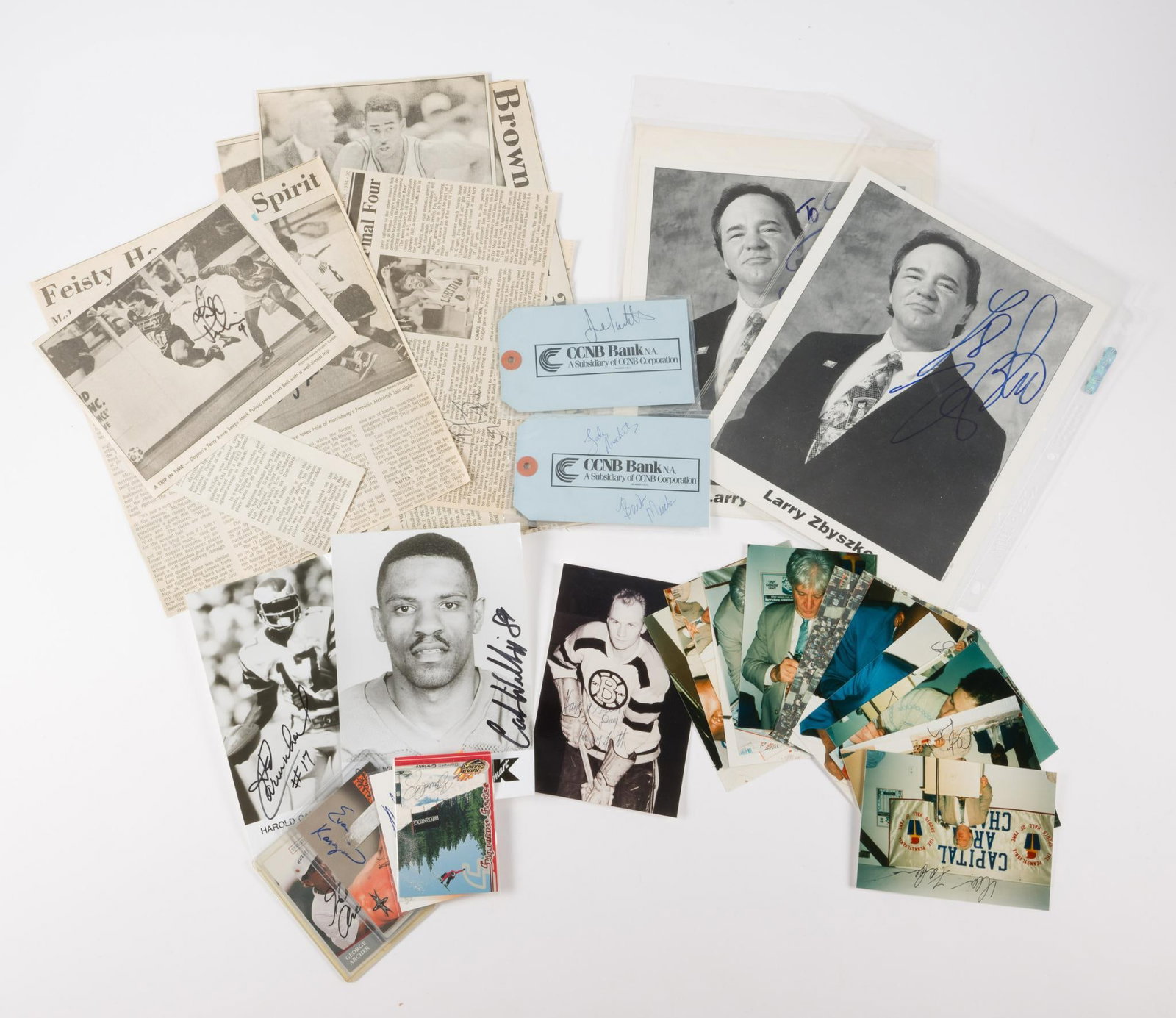 Misc. Autographed items: Inc. Wrestling, Soccer, and more. MD/DB