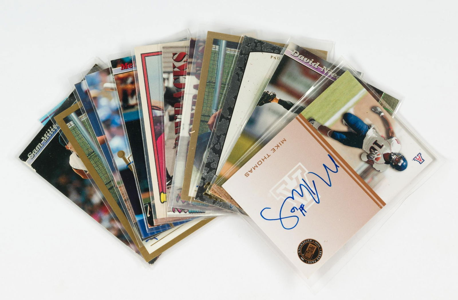 12 Autographed Baseball Cards (1 of 5)