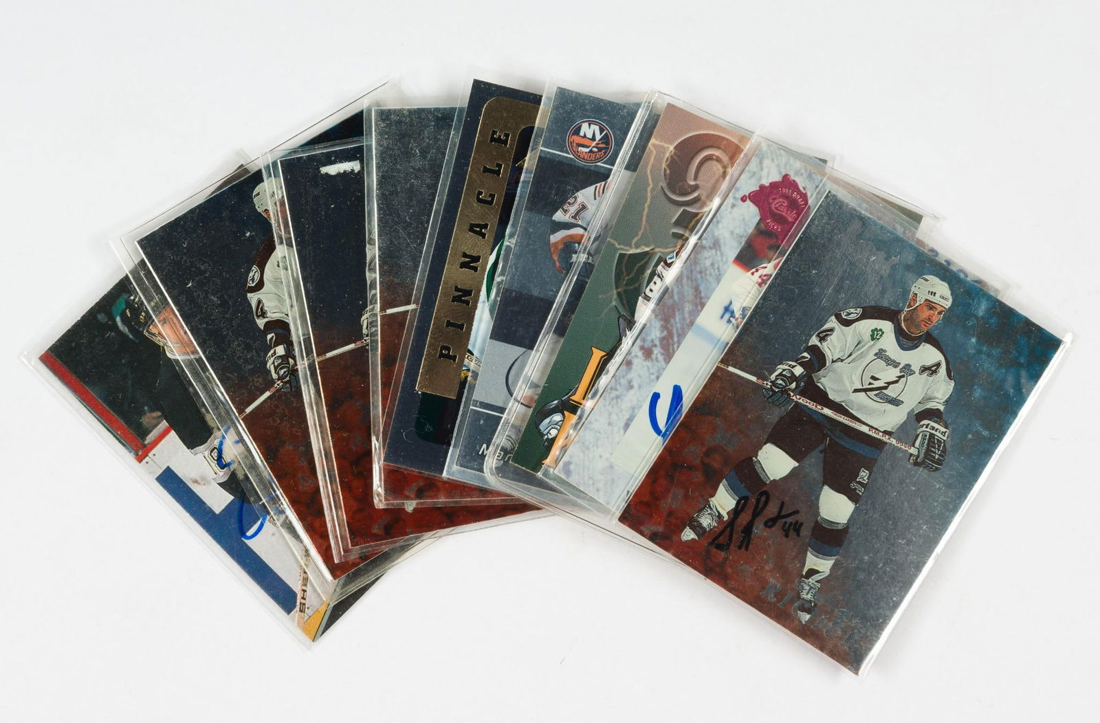 9 Autographed Hockey Cards (1 of 3)