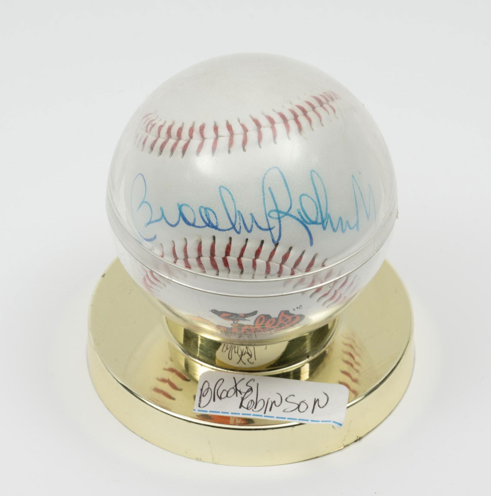 Brooks Robinson Autographed Baseballs - All H.O.F. ERS And Deceased (1 of 2)