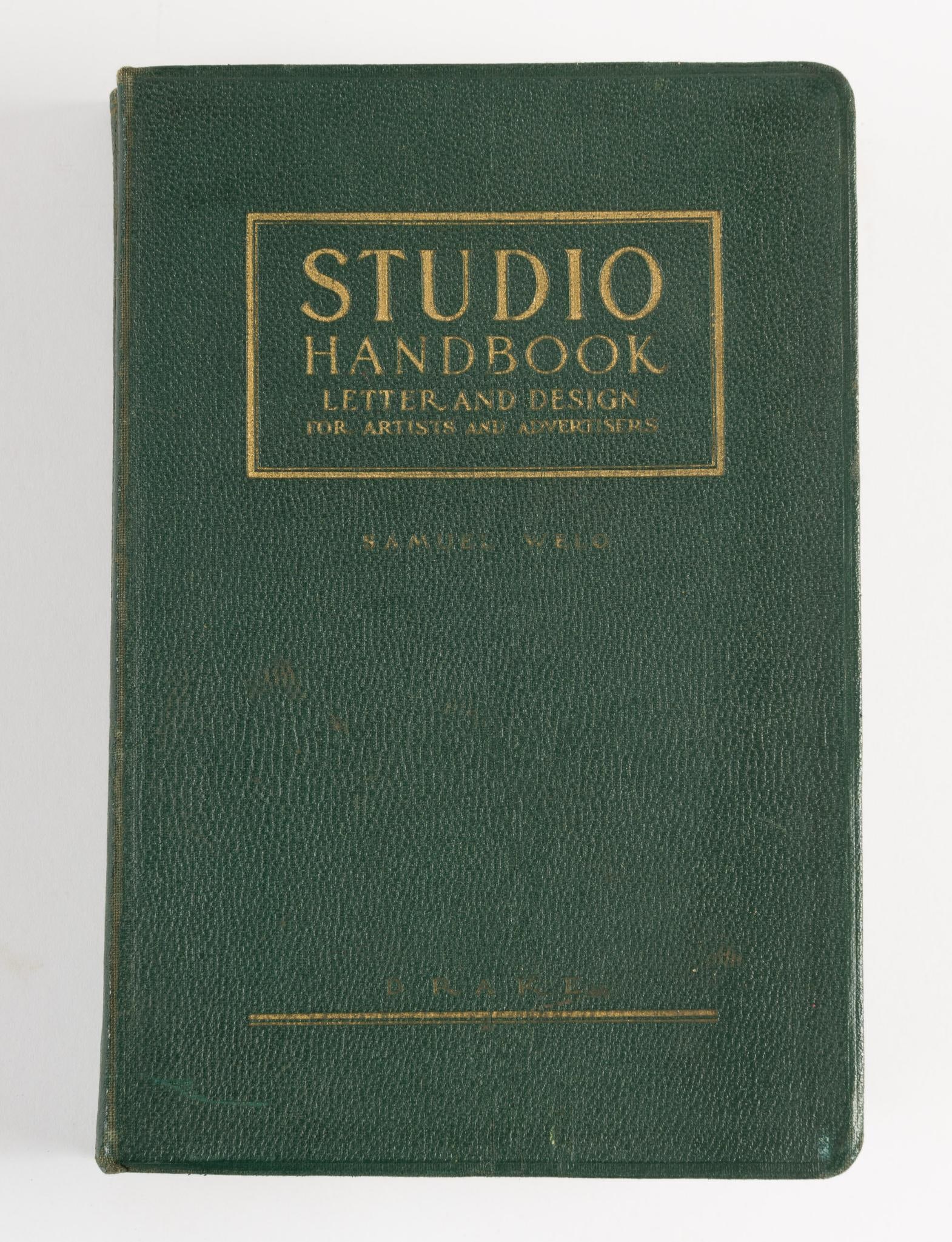 1927 Studio Handbook Letter and Design for Artists and Advertisers (1 of 6)