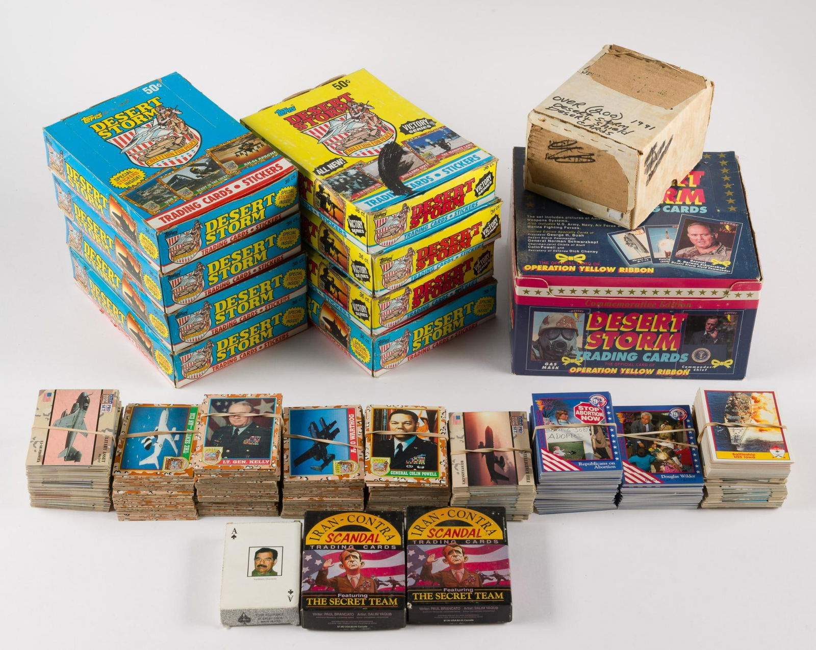 Collection of Desert Storm & Political Trading Cards (1 of 6)