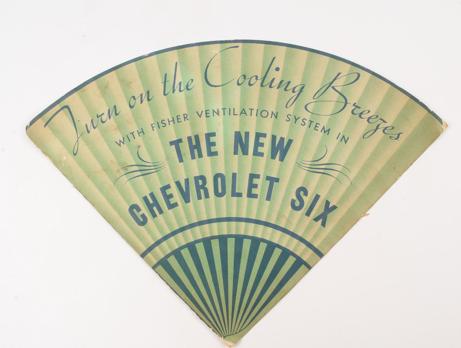 1932-33 Chevrolet Promotional Fan Brochure (1 of 3)