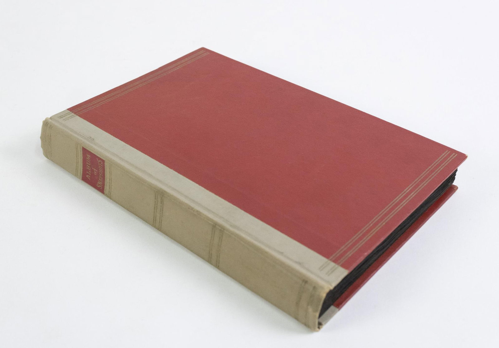 Korean War Photo Album: Korean War photo album. Pictures of soldier before being stationed in Korea, during time in Korea, and other trips. Some pictures have captions. 71 photos. 6-1/2" wide x 9-1/2" long. In good condition